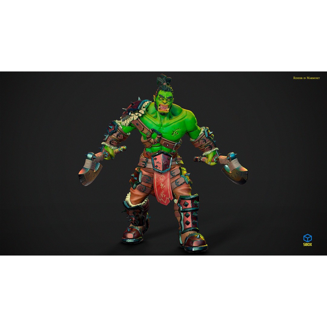 Orc 3D Model Pack – Low Poly Rigged Characters for Unity & Unreal - View 9