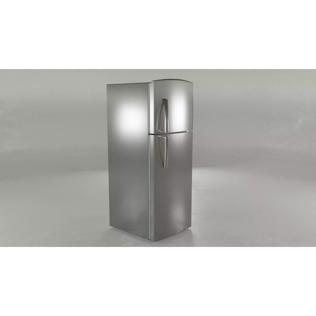 Fridge 3D Model – Low Poly Kitchen Asset with PBR Textures - View 2