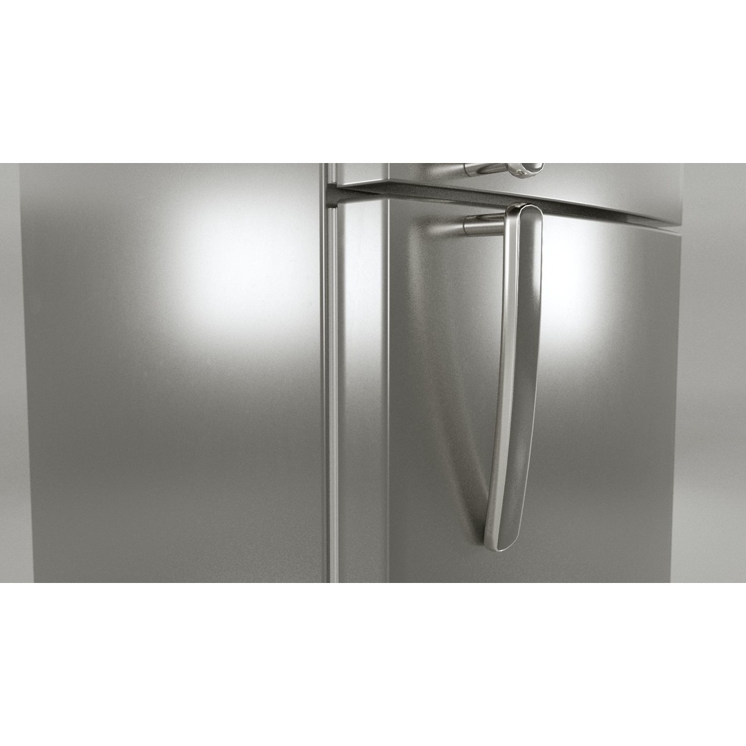 Fridge 3D Model – Low Poly Kitchen Asset with PBR Textures - View 4
