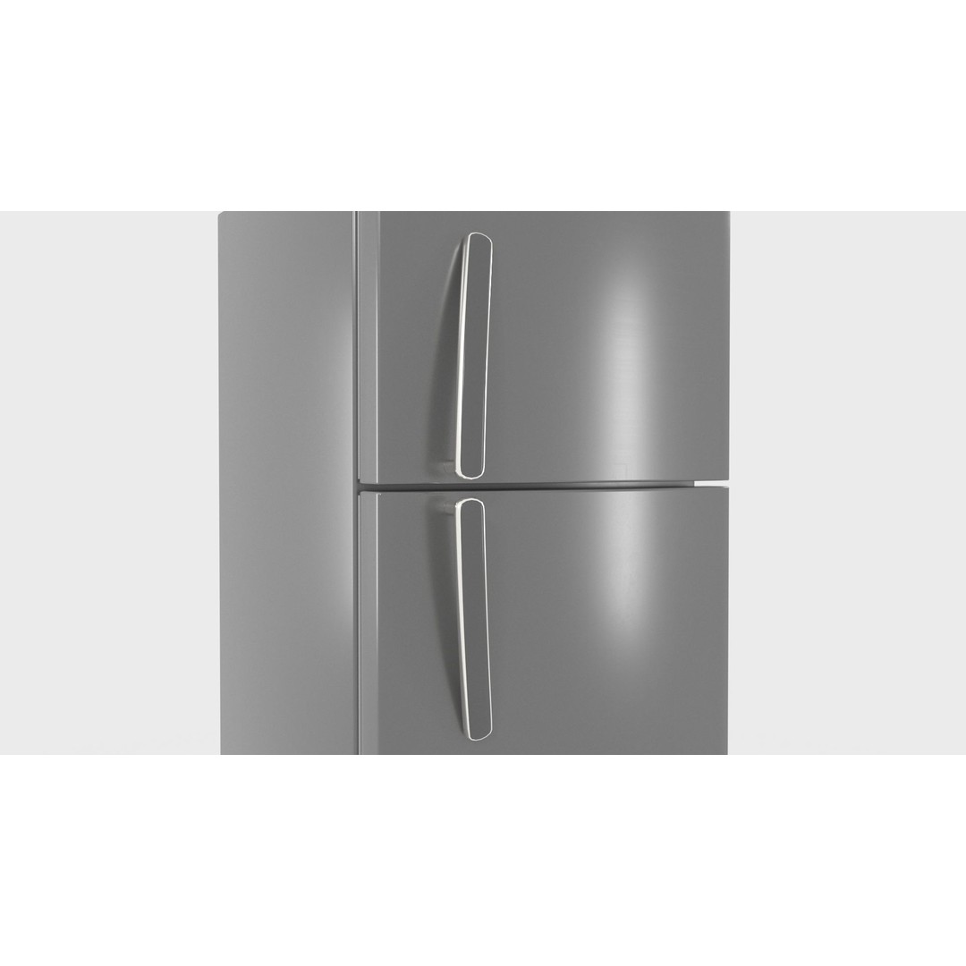 Fridge 3D Model – Low Poly Kitchen Asset with PBR Textures - View 8