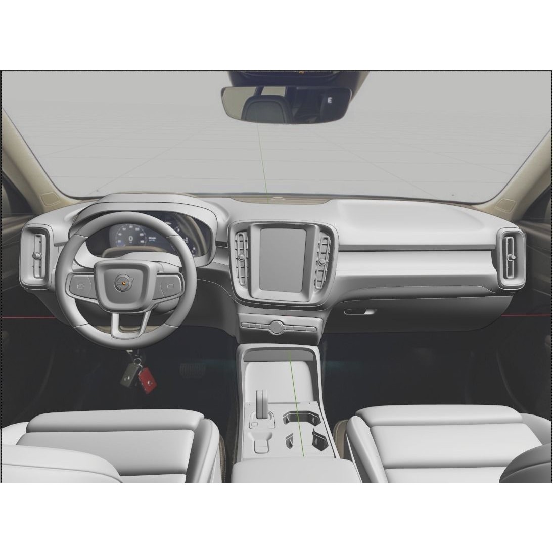 Volvo C40 Recharge 2022 - Game-Ready 3D Model