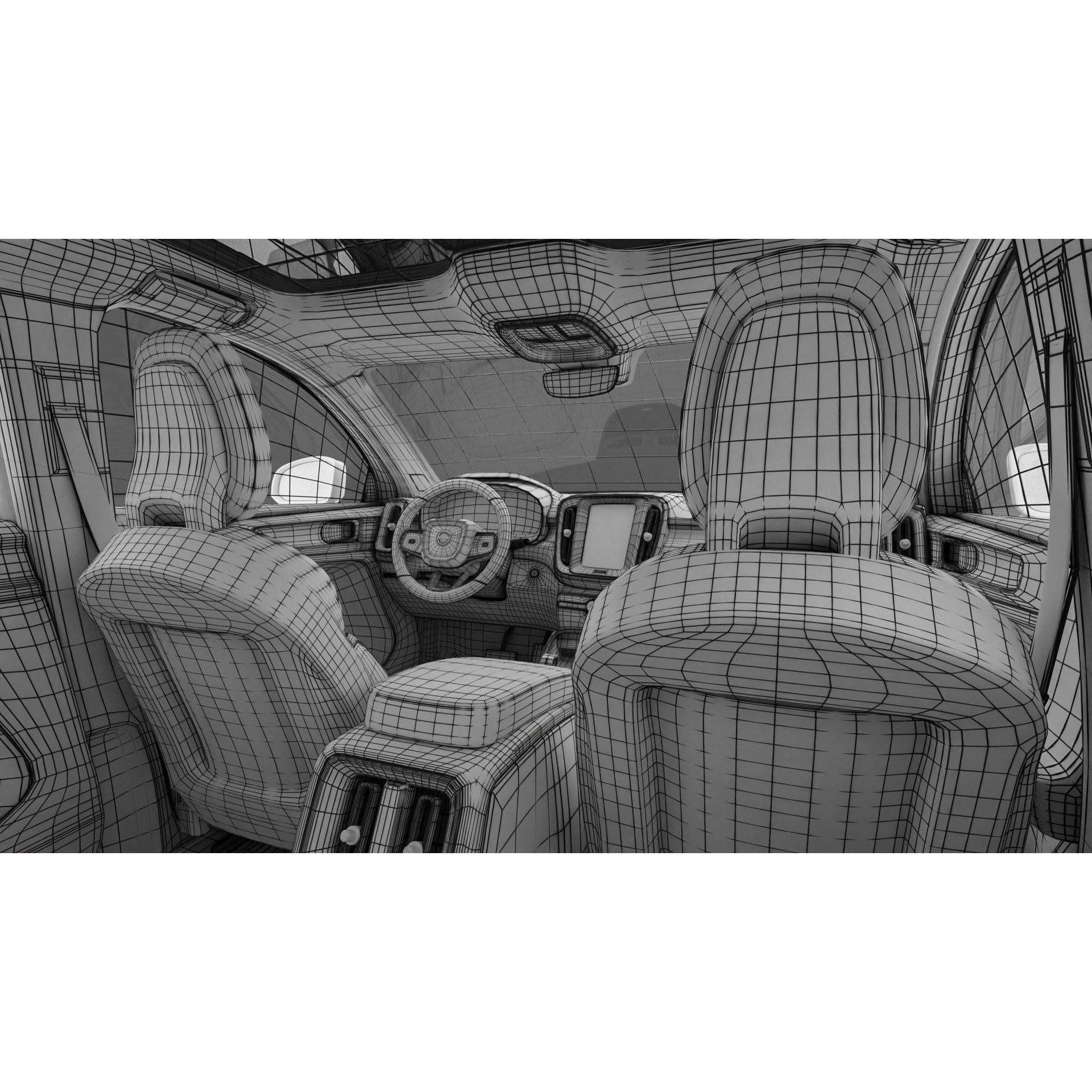 Volvo C40 Recharge 2022 - Game-Ready 3D Model - View 10