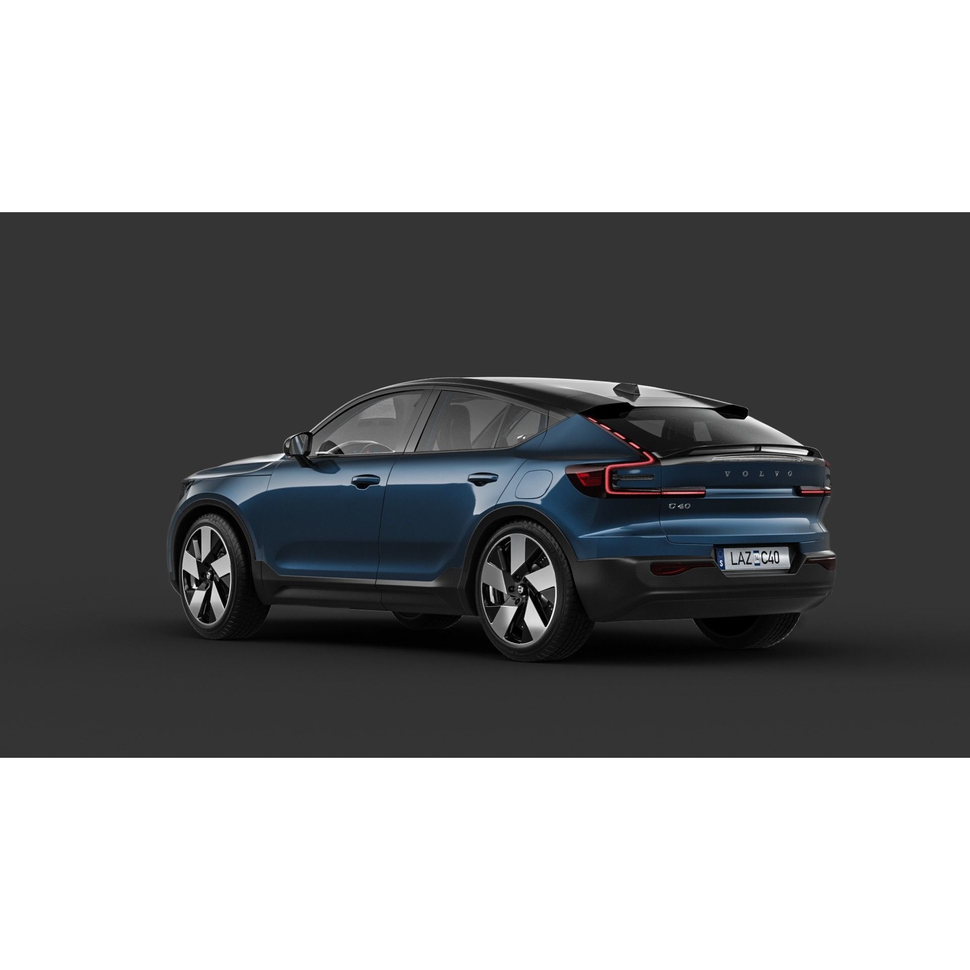 Volvo C40 Recharge 2022 - Game-Ready 3D Model - View 3