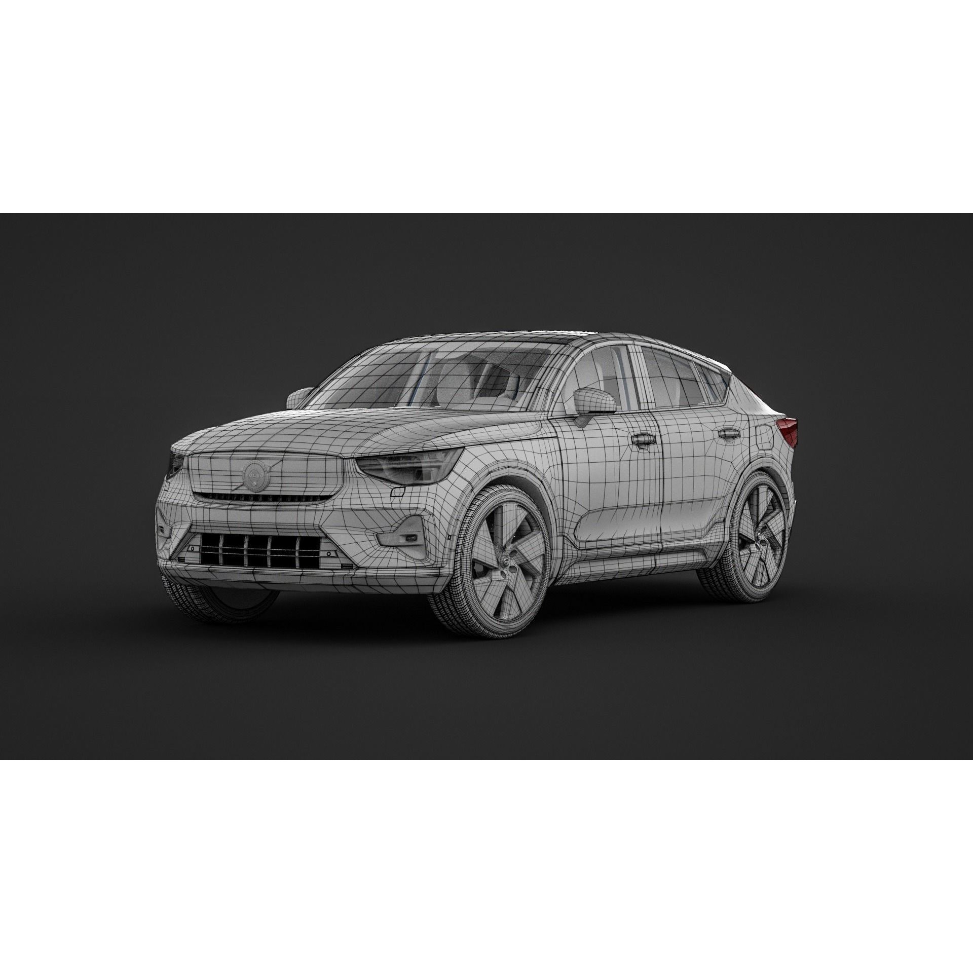 Volvo C40 Recharge 2022 - Game-Ready 3D Model - View 8