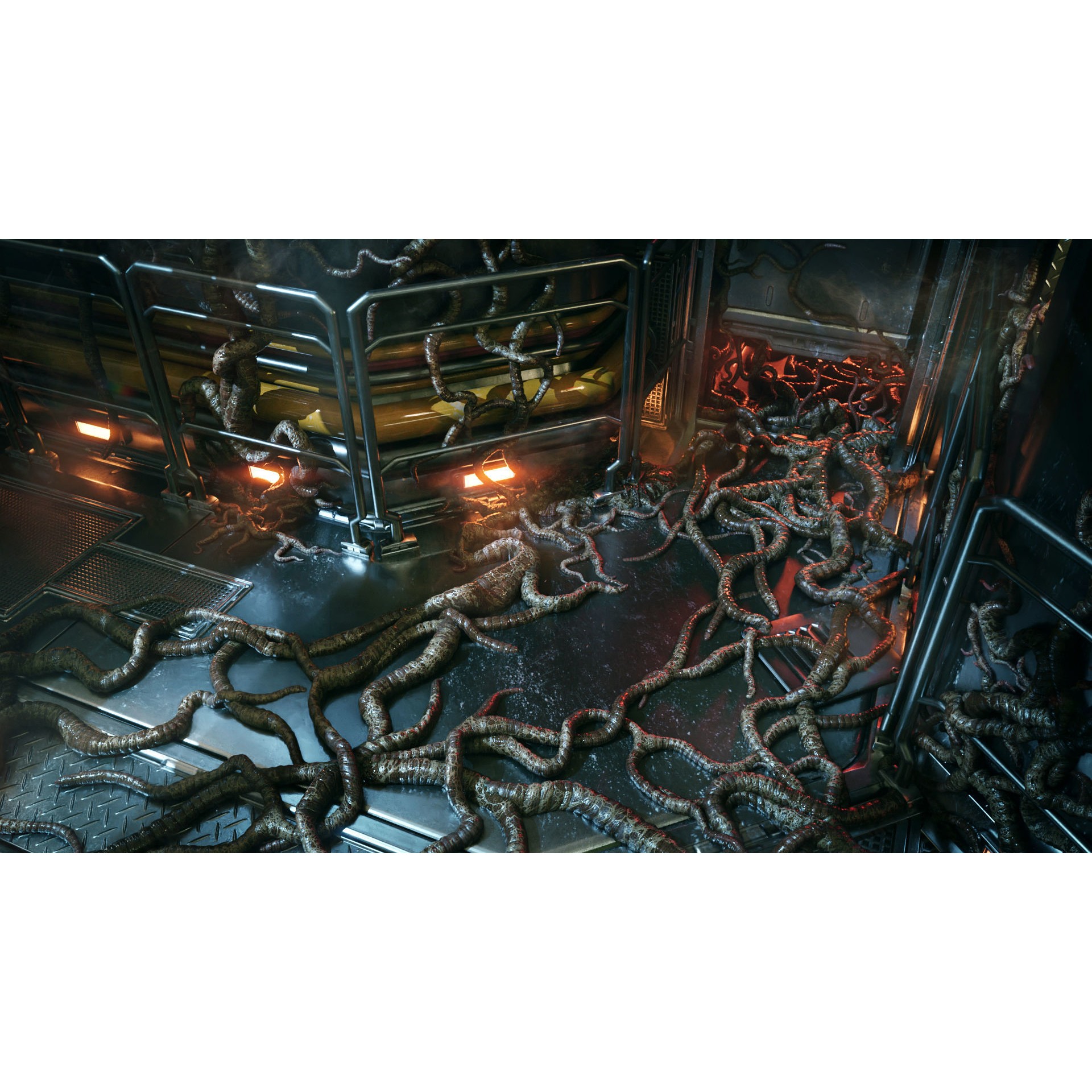 Alien Tendrils - Low-Poly Game-Ready 3D Model - View 3