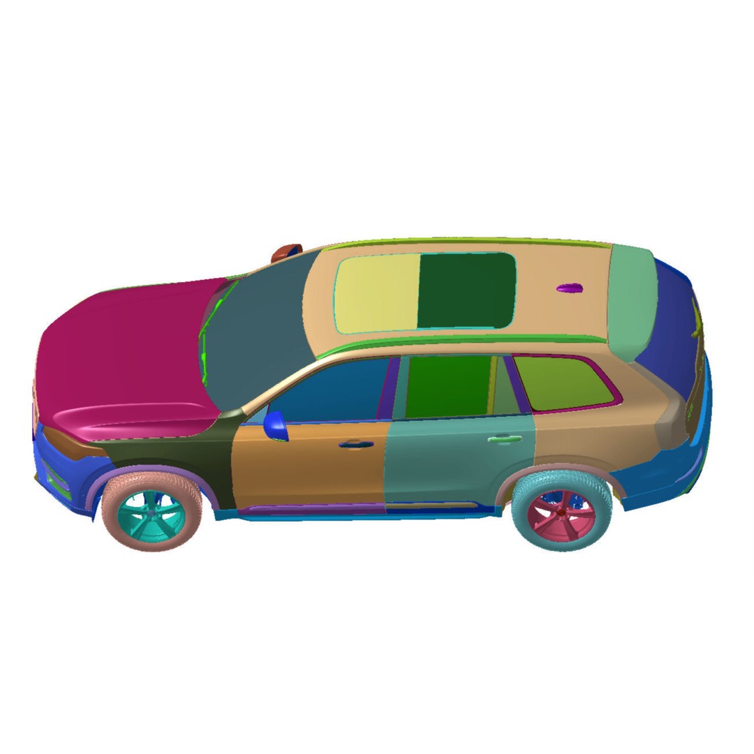 VOLVO XC90 2016 3D Model – High Detail Scanned Vehicle, STL - View 5