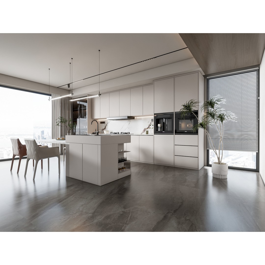 Modern Kitchen 3D Model – Photorealistic Interior, FBX, Blender - View 17
