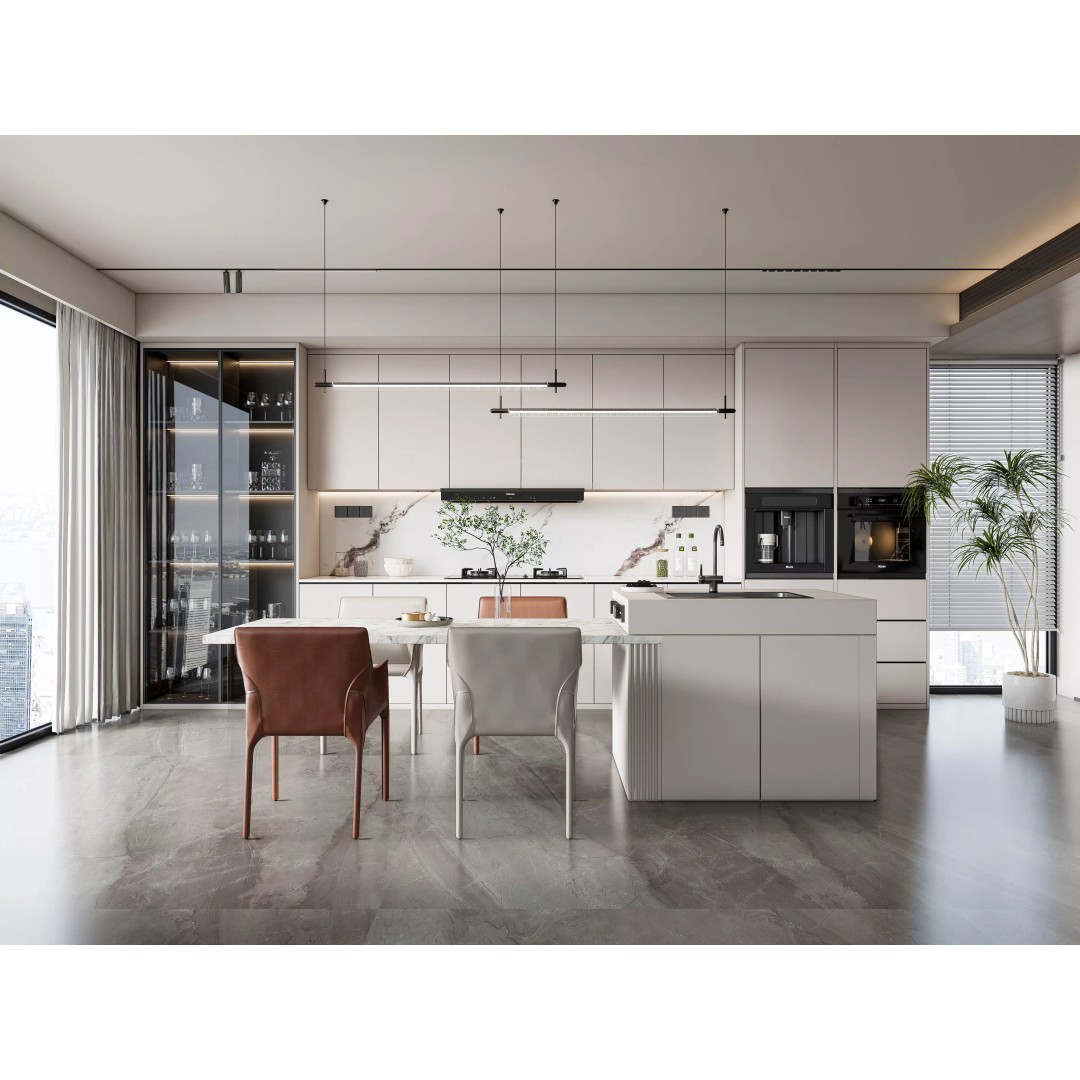 Modern Kitchen 3D Model – Photorealistic Interior, FBX, Blender - View 3