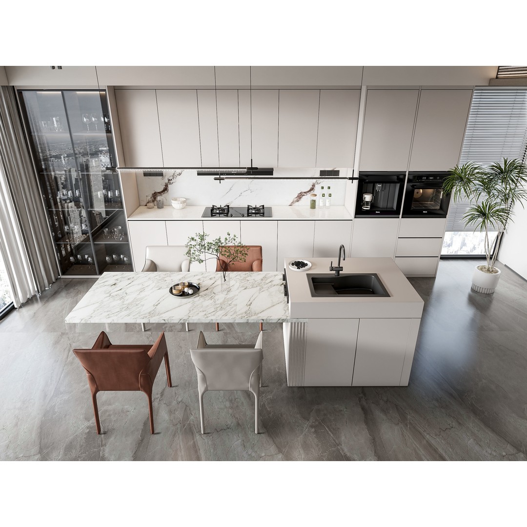 Modern Kitchen 3D Model – Photorealistic Interior, FBX, Blender - View 5