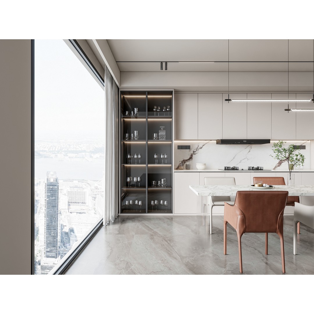 Modern Kitchen 3D Model – Photorealistic Interior, FBX, Blender - View 8