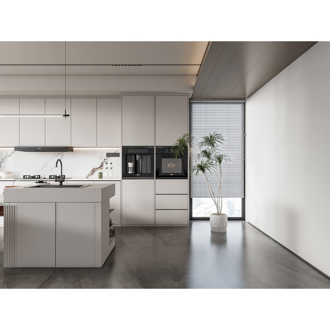 Modern Kitchen 3D Model – Photorealistic Interior, FBX, Blender - View 9