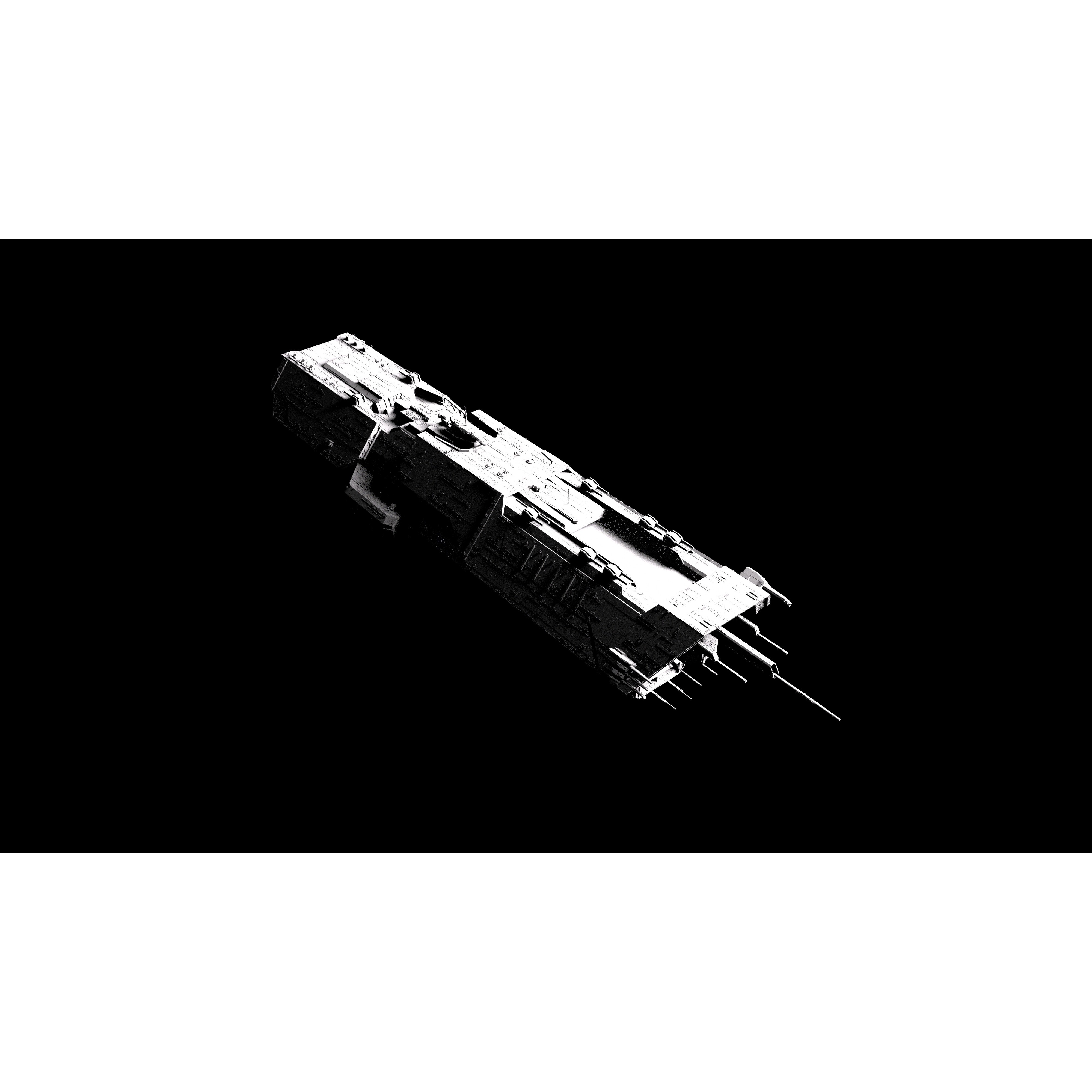 Vindication Class Battleship - Game-Ready 3D Model