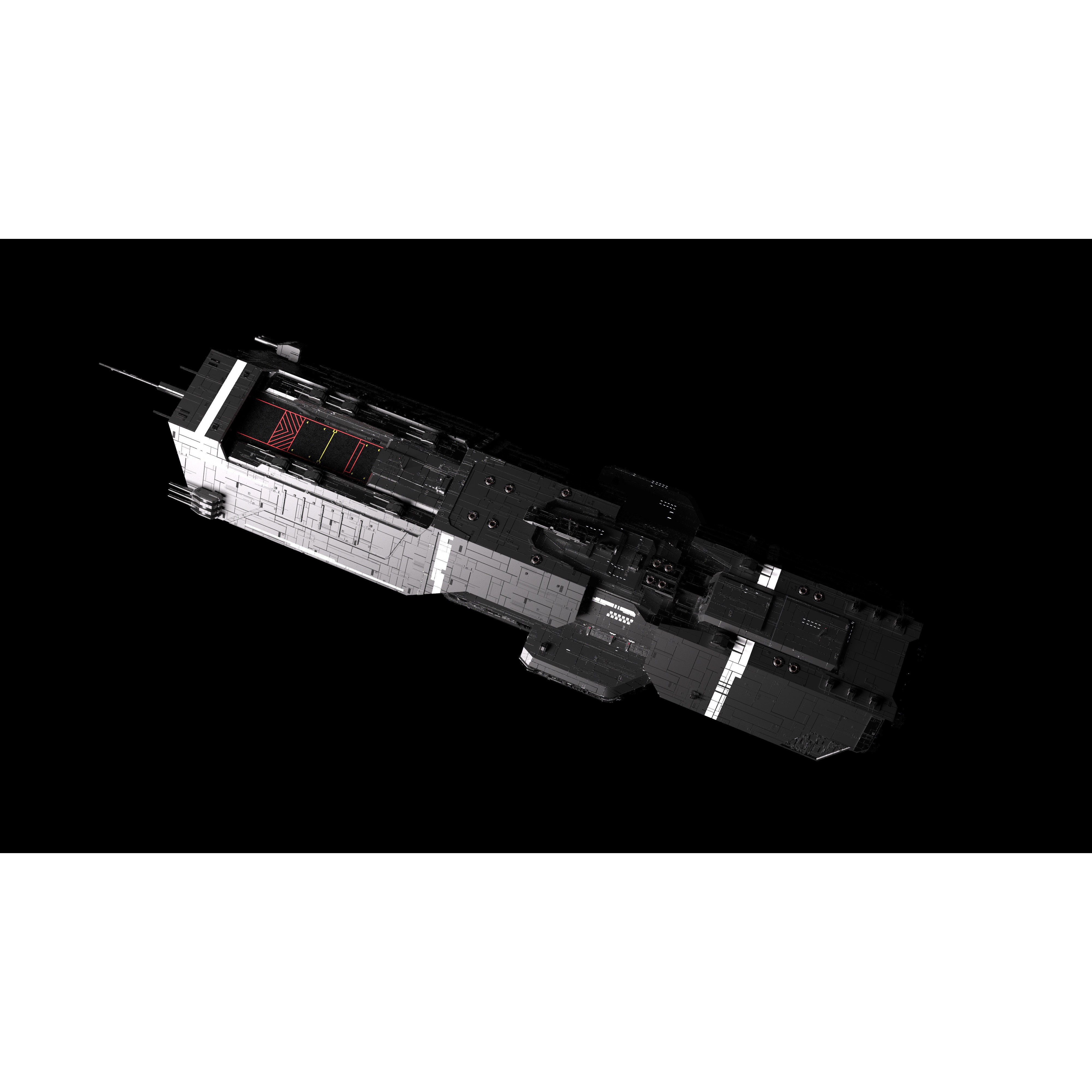 Vindication Class Battleship - Game-Ready 3D Model - View 11