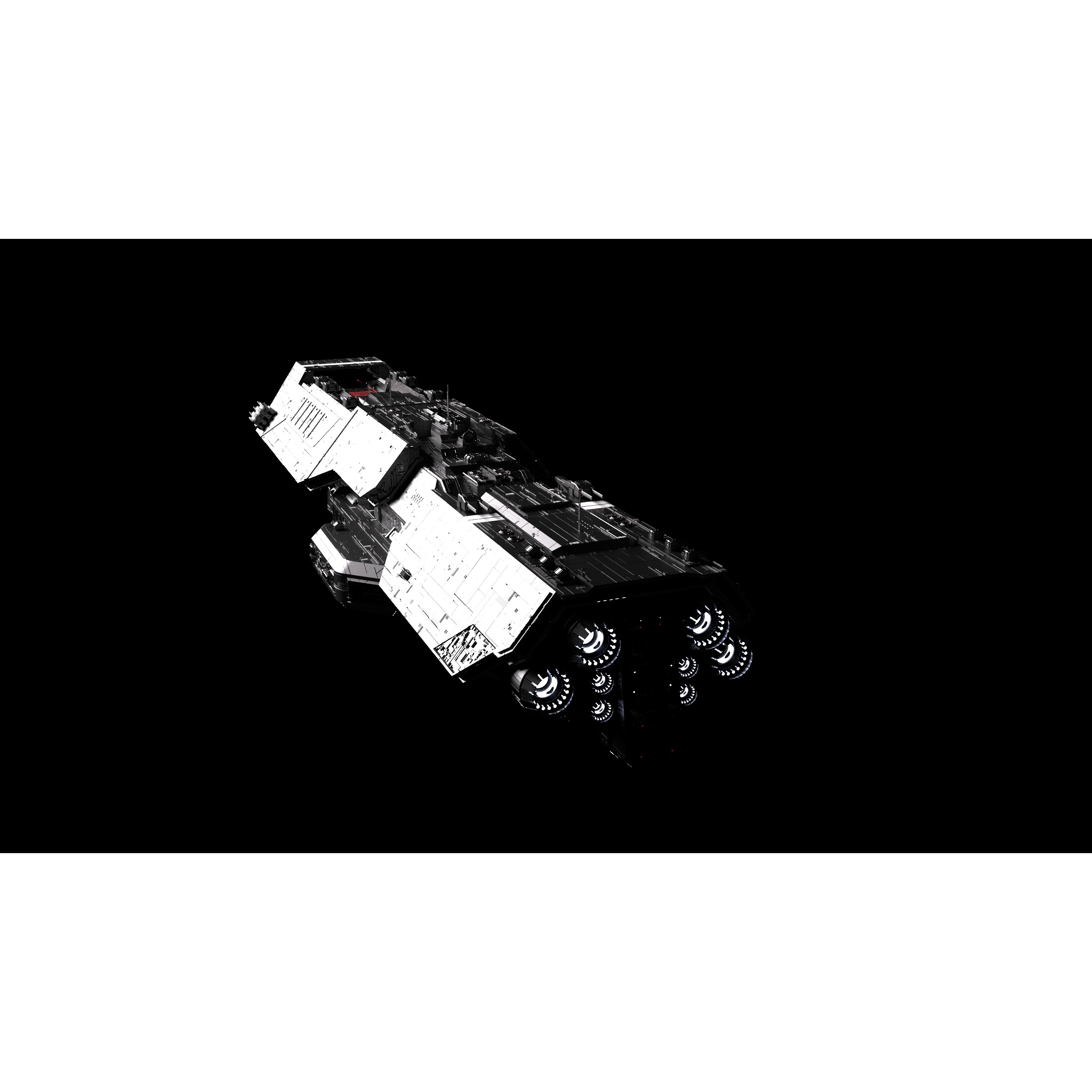 Vindication Class Battleship - Game-Ready 3D Model - View 12