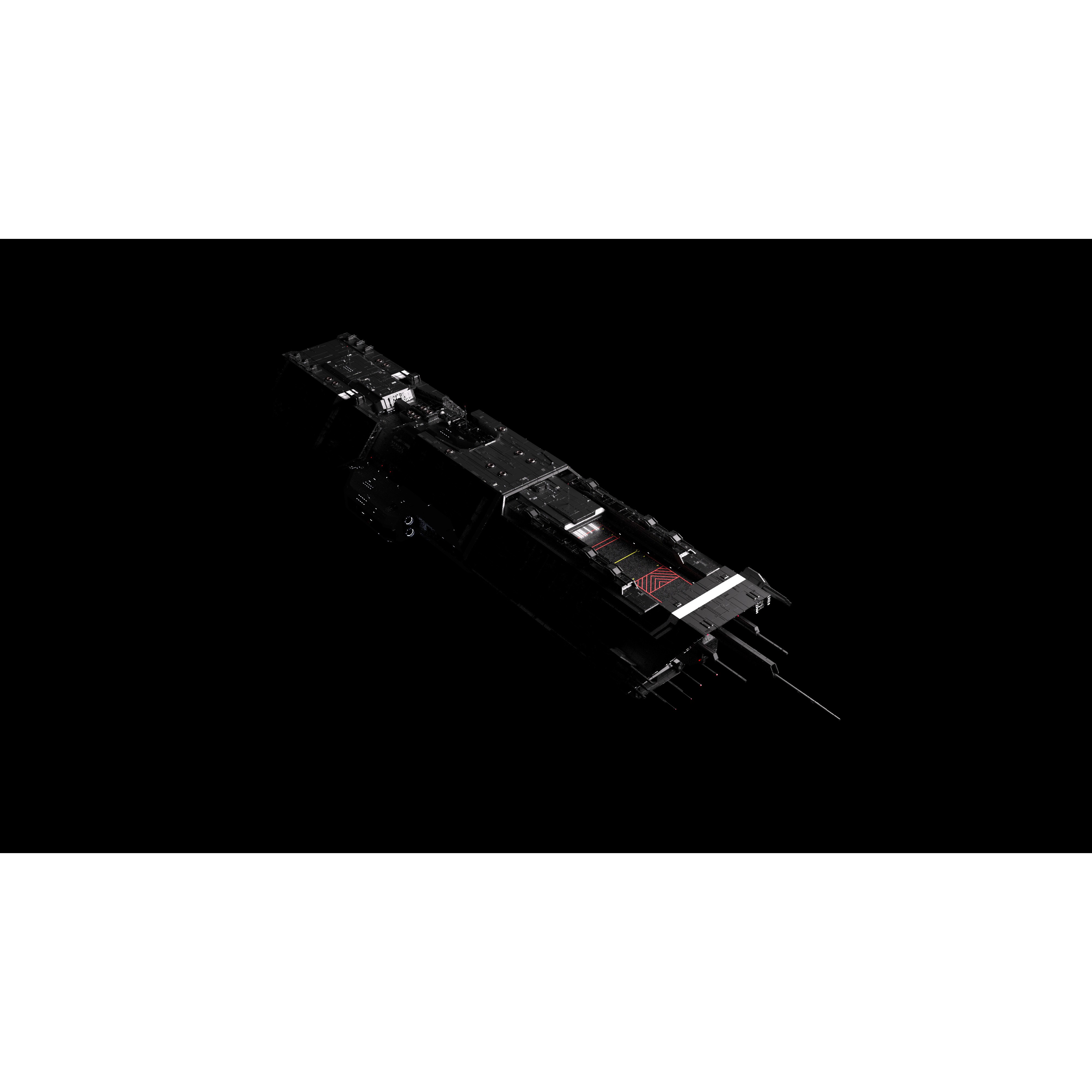 Vindication Class Battleship - Game-Ready 3D Model - View 13