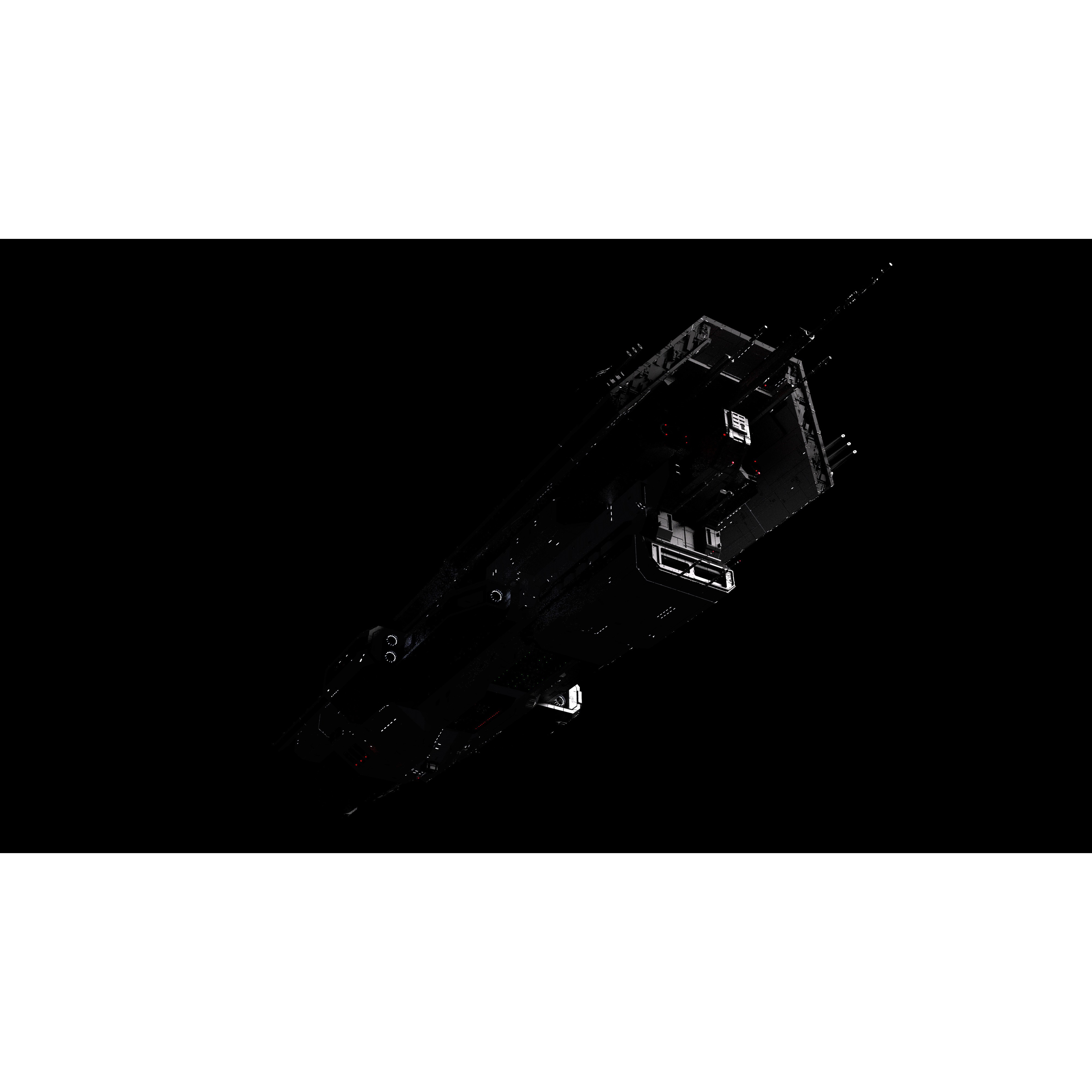 Vindication Class Battleship - Game-Ready 3D Model - View 14