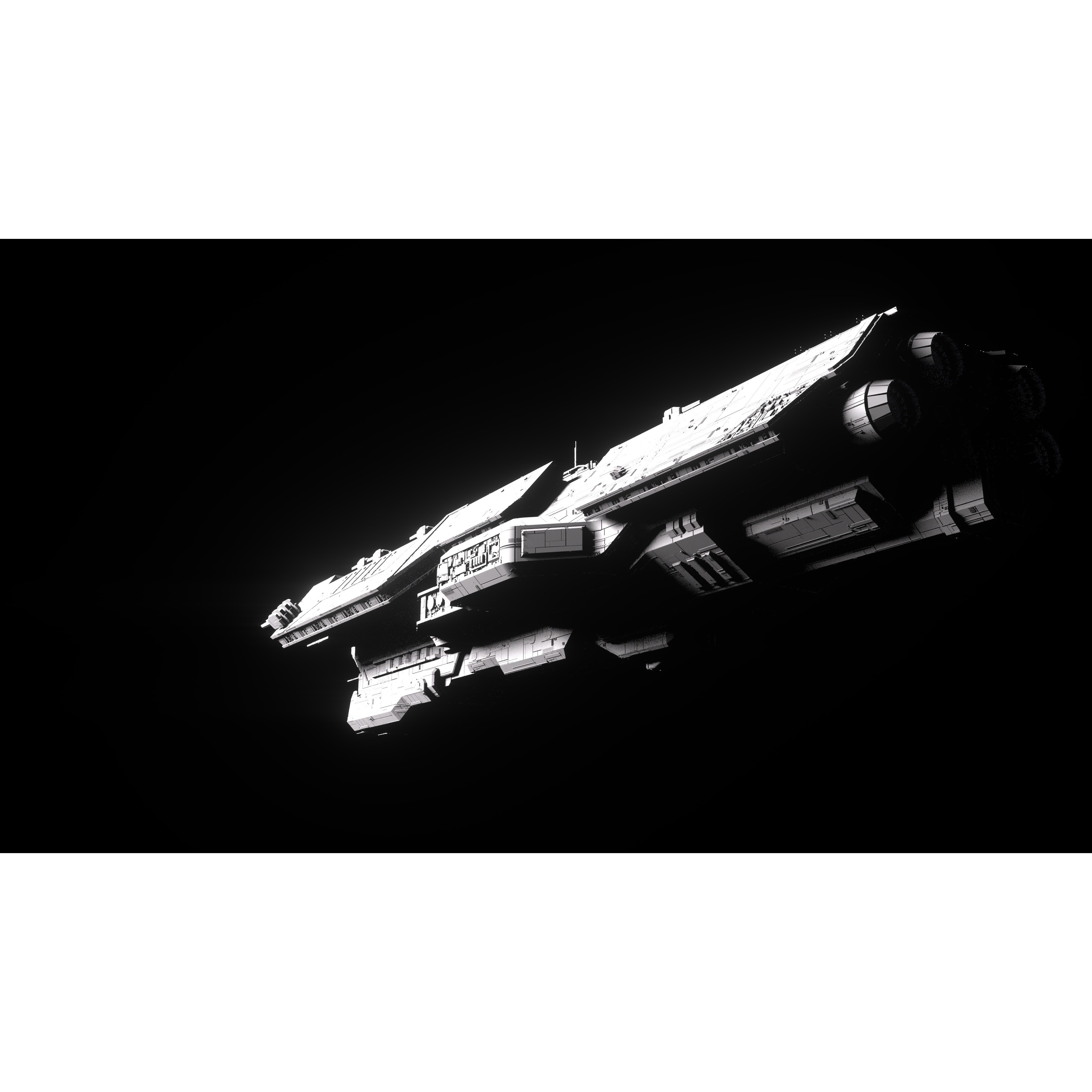 Vindication Class Battleship - Game-Ready 3D Model - View 17