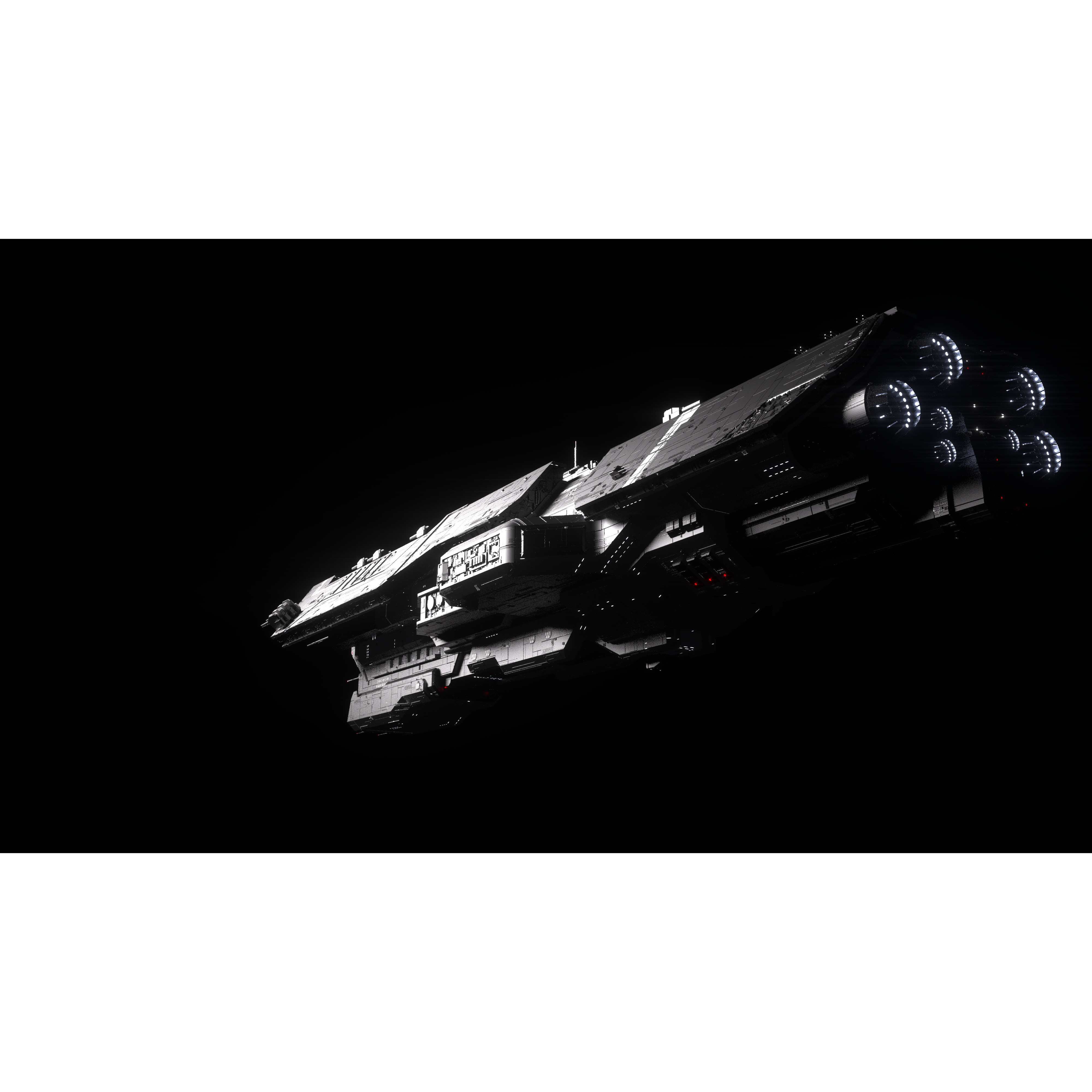 Vindication Class Battleship - Game-Ready 3D Model - View 3