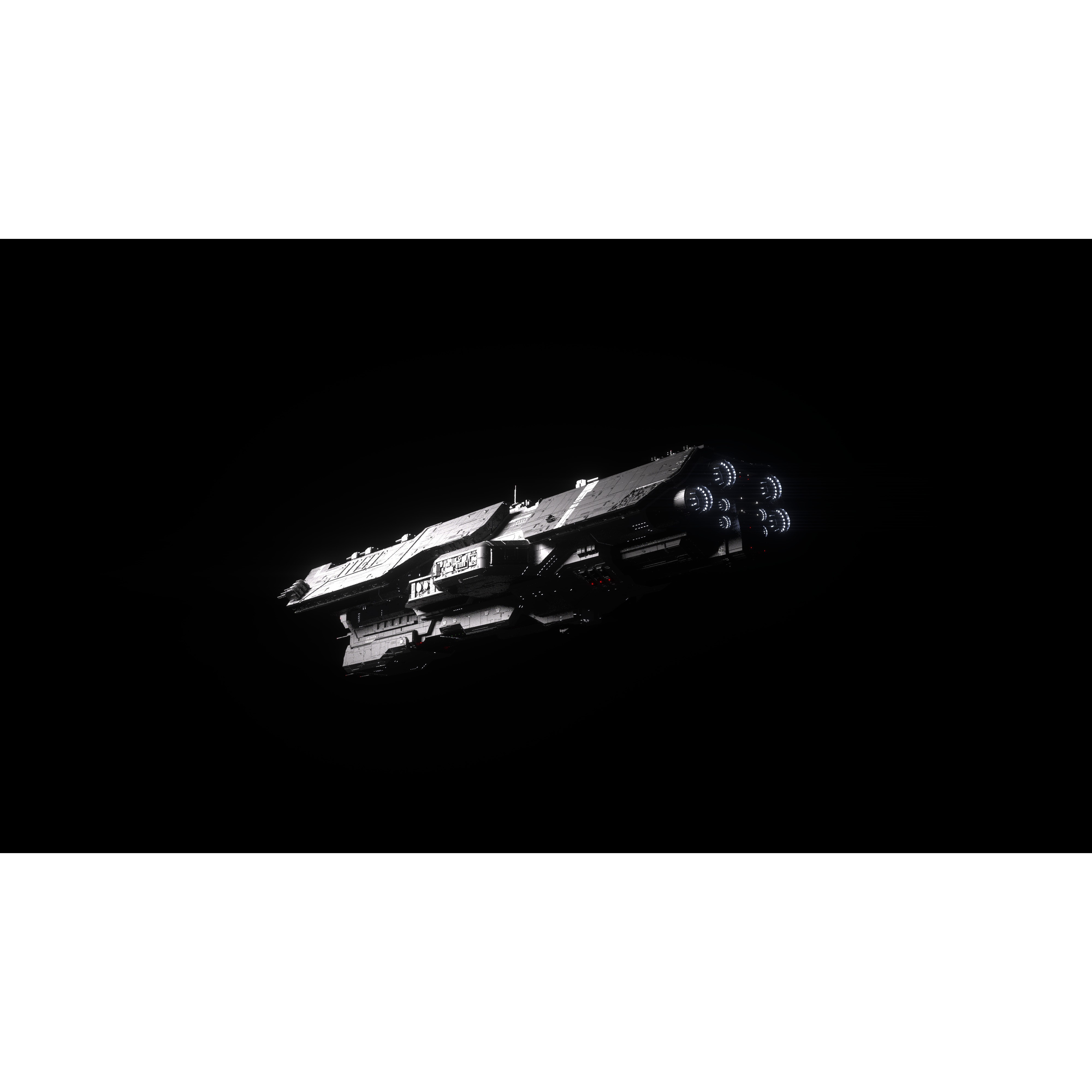 Vindication Class Battleship - Game-Ready 3D Model - View 5