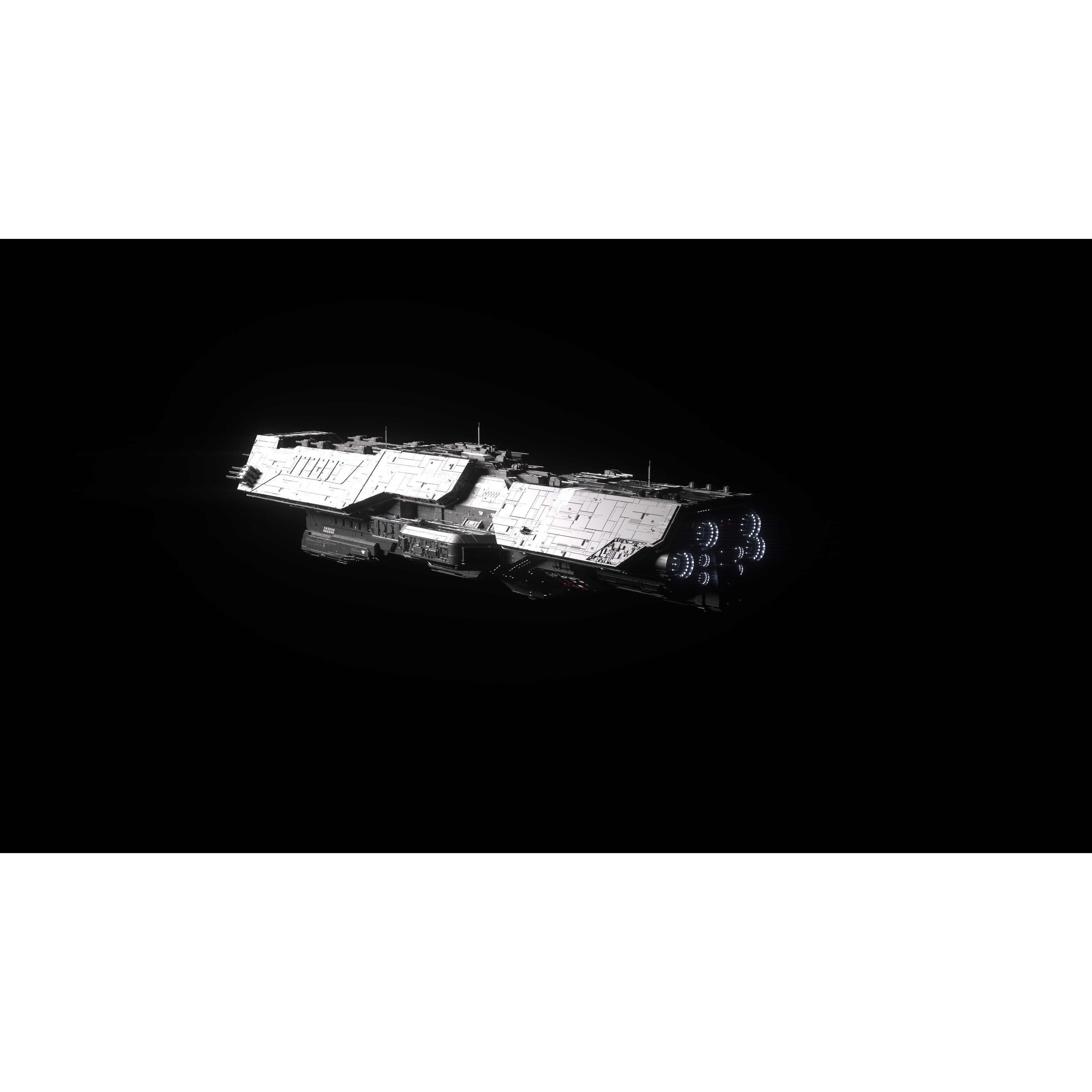 Vindication Class Battleship - Game-Ready 3D Model - View 6