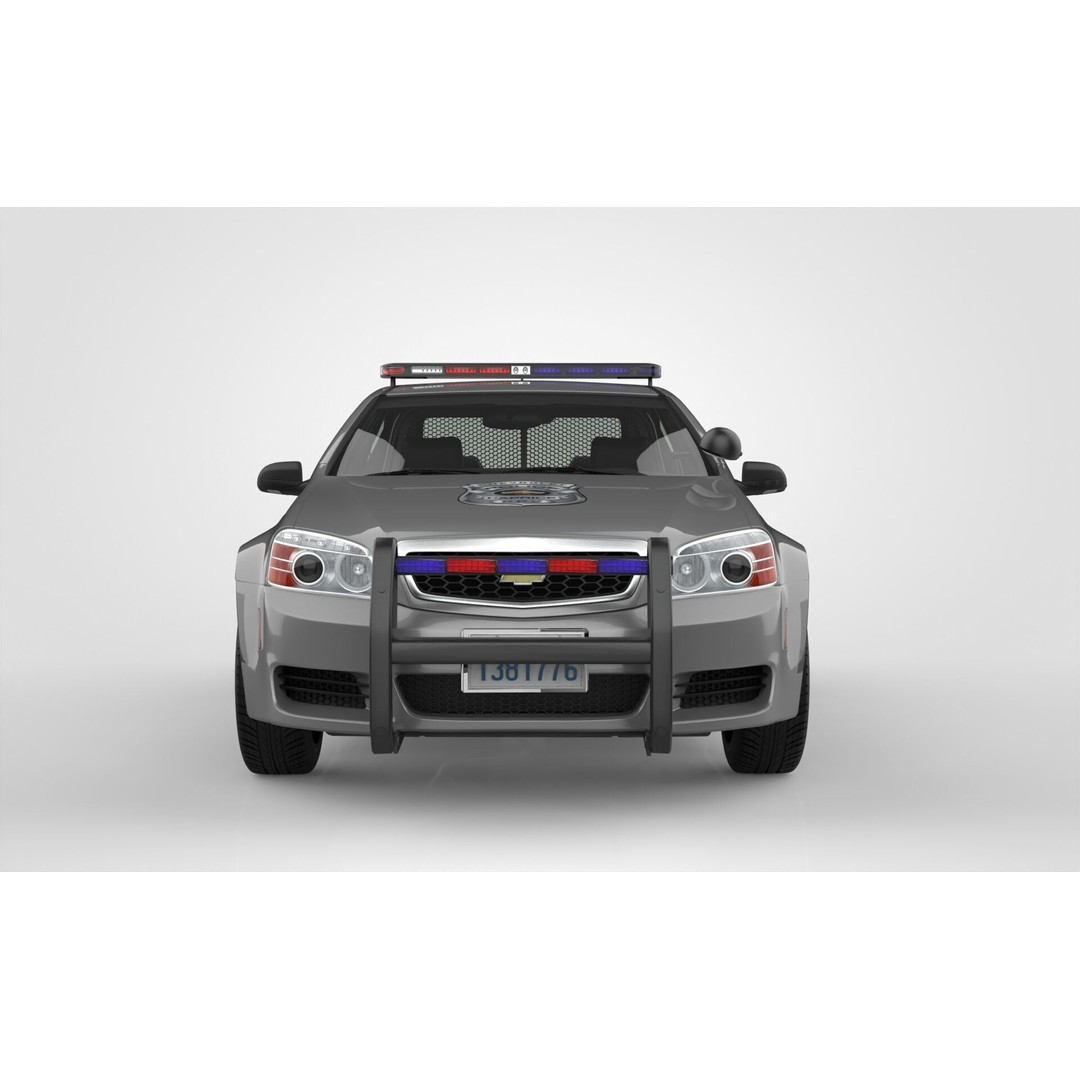 Chevrolet Caprice PPV 3D Model – Detailed Luxury Police Vehicle, FBX, OBJ - View 11