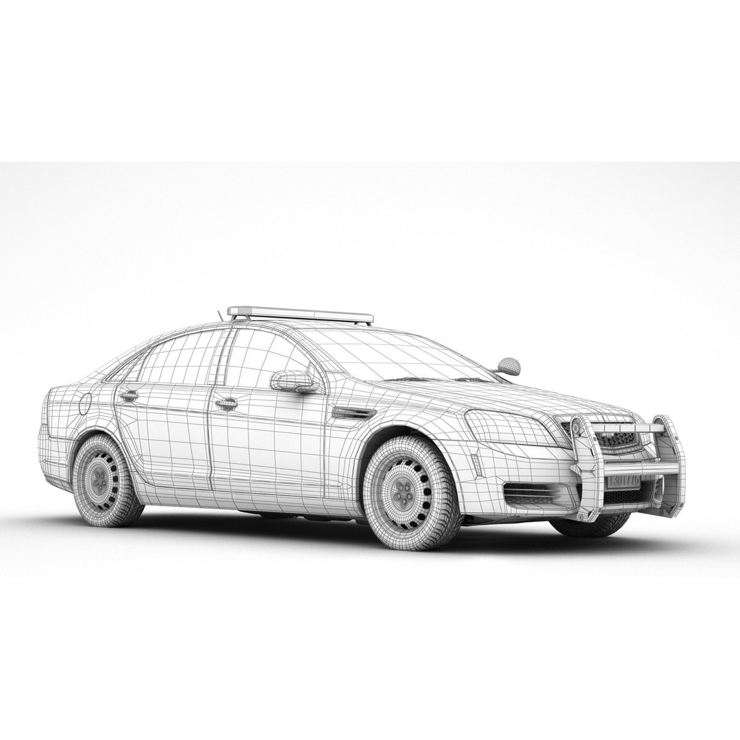 Chevrolet Caprice PPV 3D Model – Detailed Luxury Police Vehicle, FBX, OBJ - View 13
