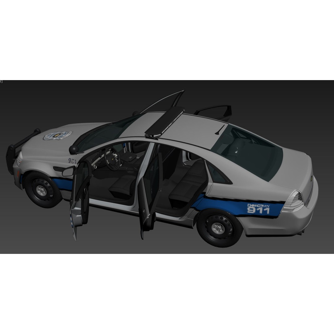 Chevrolet Caprice PPV 3D Model – Detailed Luxury Police Vehicle, FBX, OBJ - View 14