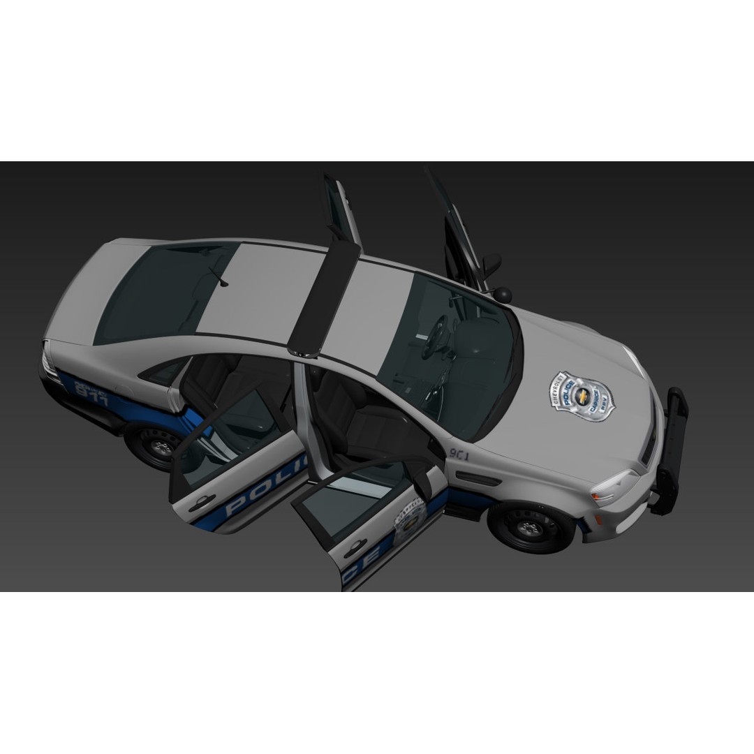 Chevrolet Caprice PPV 3D Model – Detailed Luxury Police Vehicle, FBX, OBJ - View 16