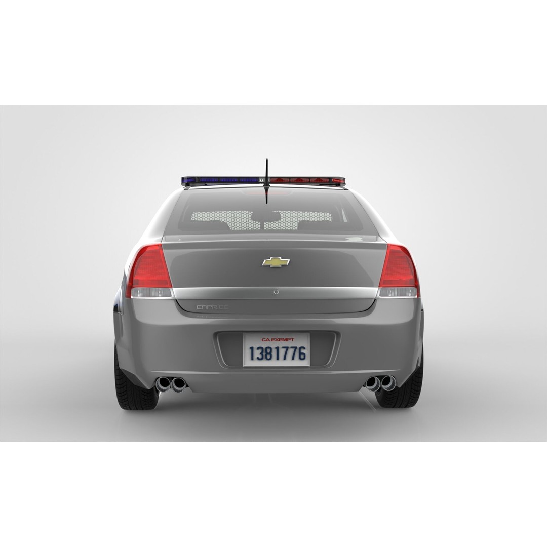 Chevrolet Caprice PPV 3D Model – Detailed Luxury Police Vehicle, FBX, OBJ - View 6