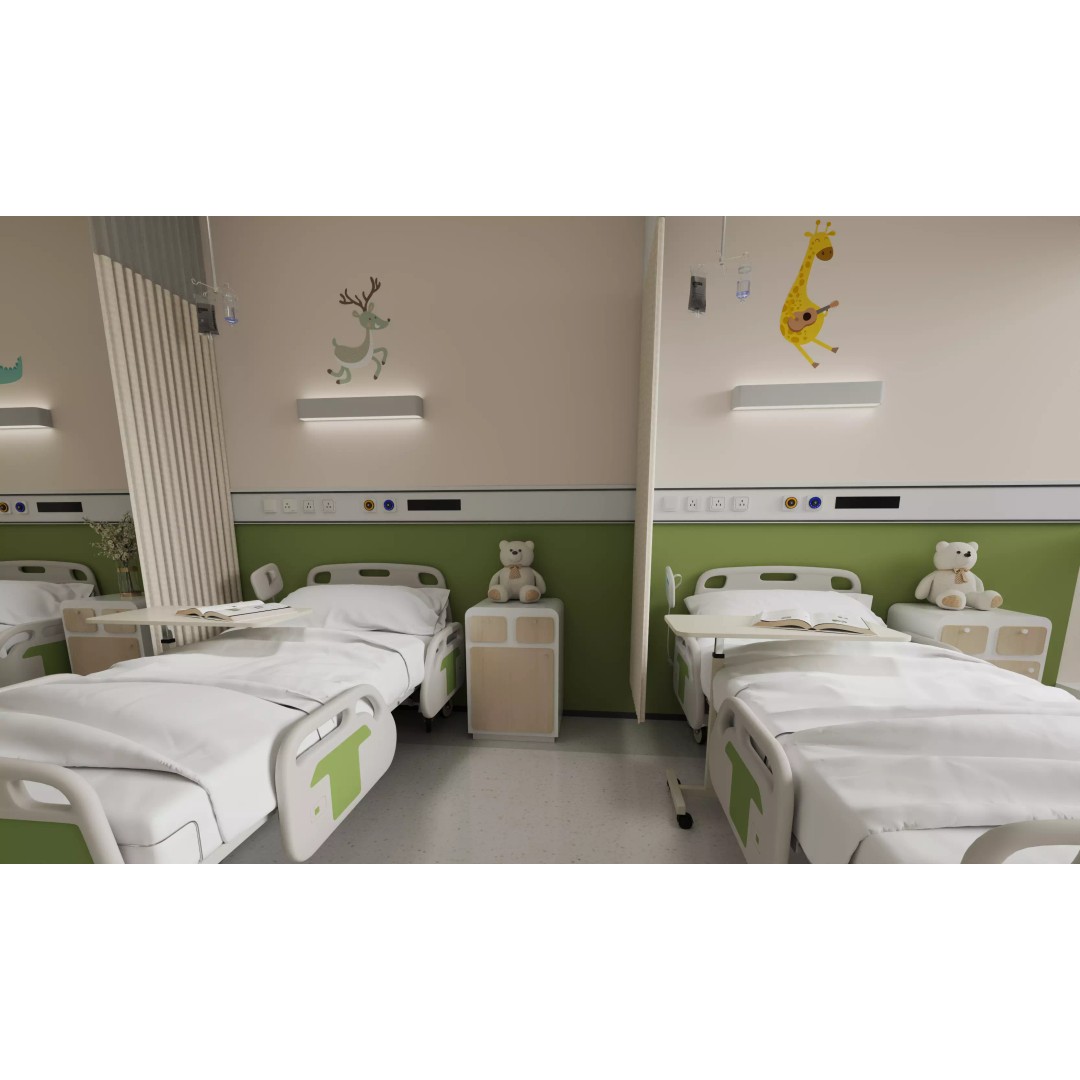 Pediatric Hospital Ward 3D Model – Modern Interior with PBR Textures - View 11
