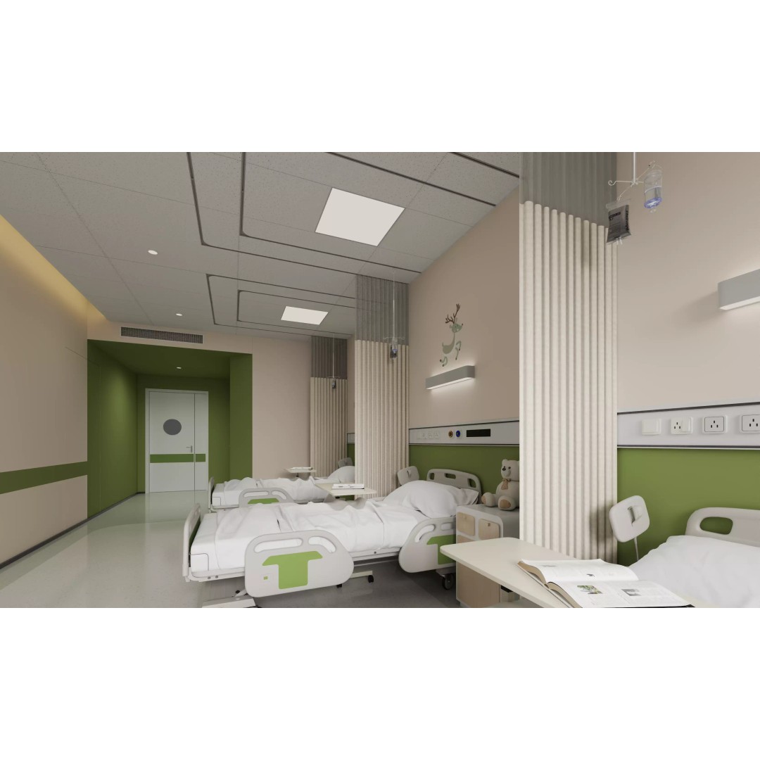 Pediatric Hospital Ward 3D Model – Modern Interior with PBR Textures - View 4