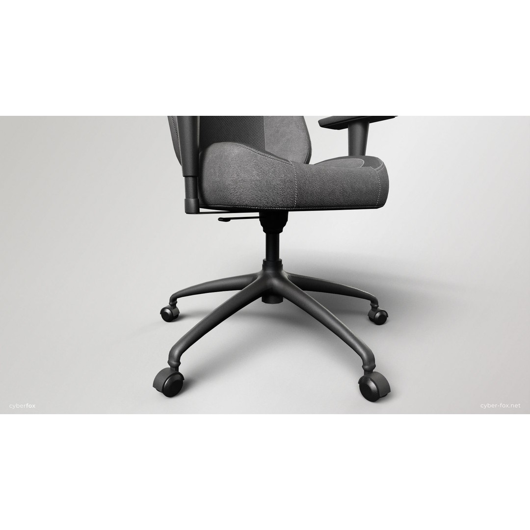 Gaming Chair 3D Model – Low Poly Game Asset, PBR Textures, FBX/OBJ - View 11