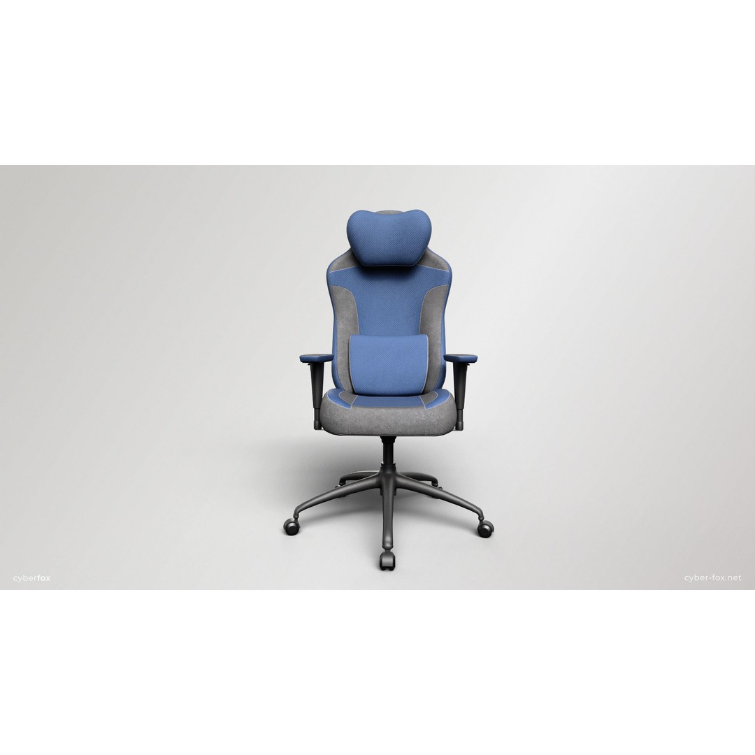 Gaming Chair 3D Model – Low Poly Game Asset, PBR Textures, FBX/OBJ - View 13