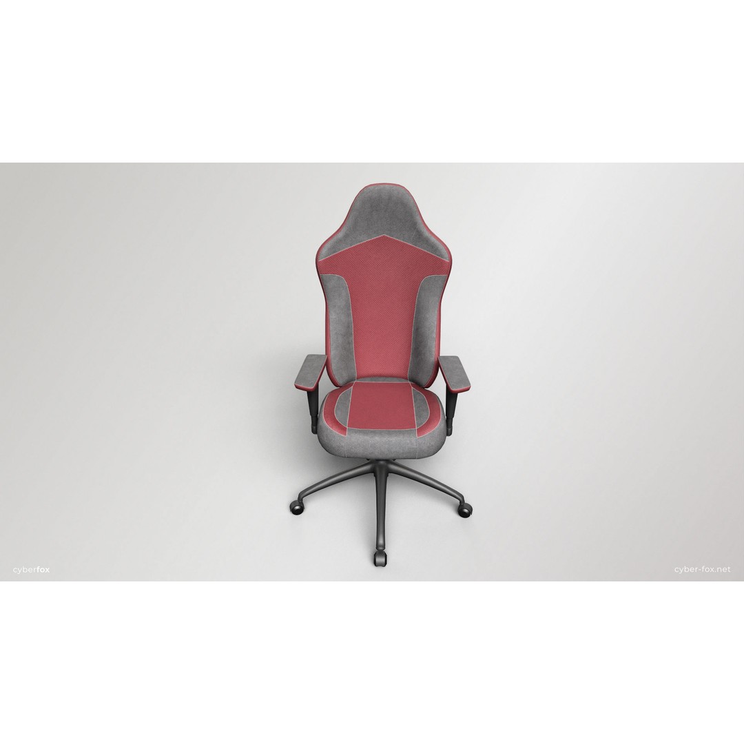 Gaming Chair 3D Model – Low Poly Game Asset, PBR Textures, FBX/OBJ - View 15