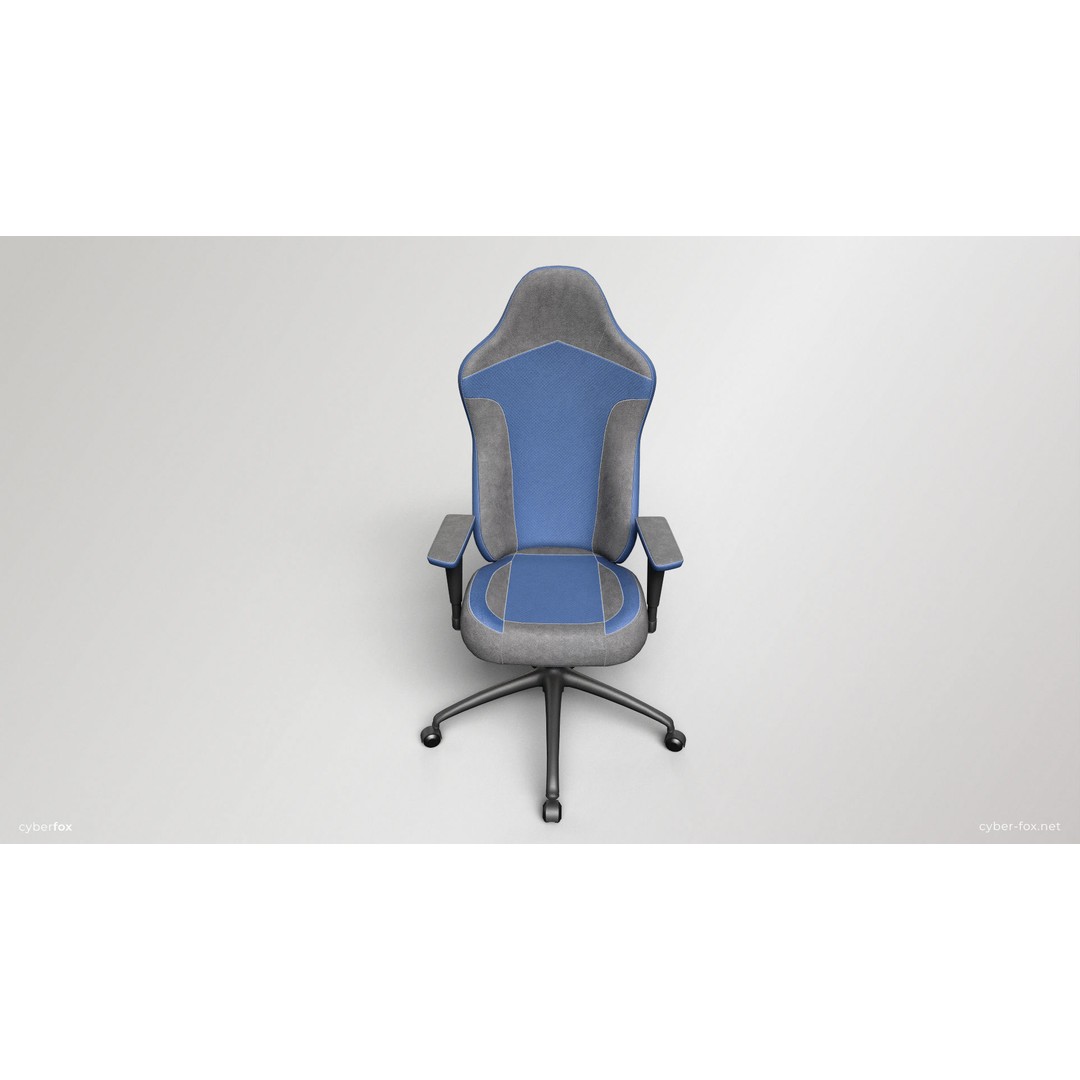 Gaming Chair 3D Model – Low Poly Game Asset, PBR Textures, FBX/OBJ - View 16