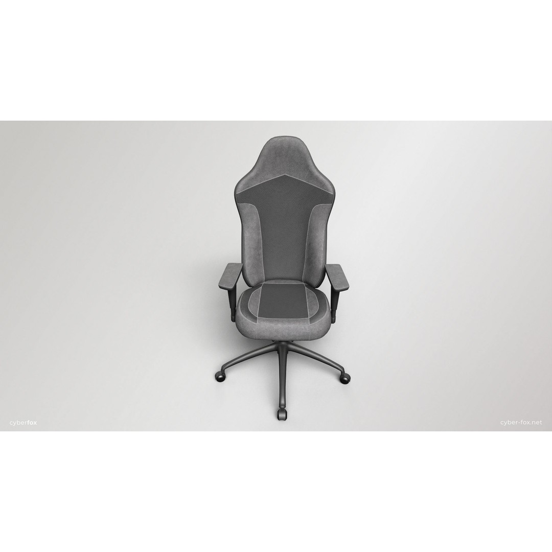 Gaming Chair 3D Model – Low Poly Game Asset, PBR Textures, FBX/OBJ - View 17