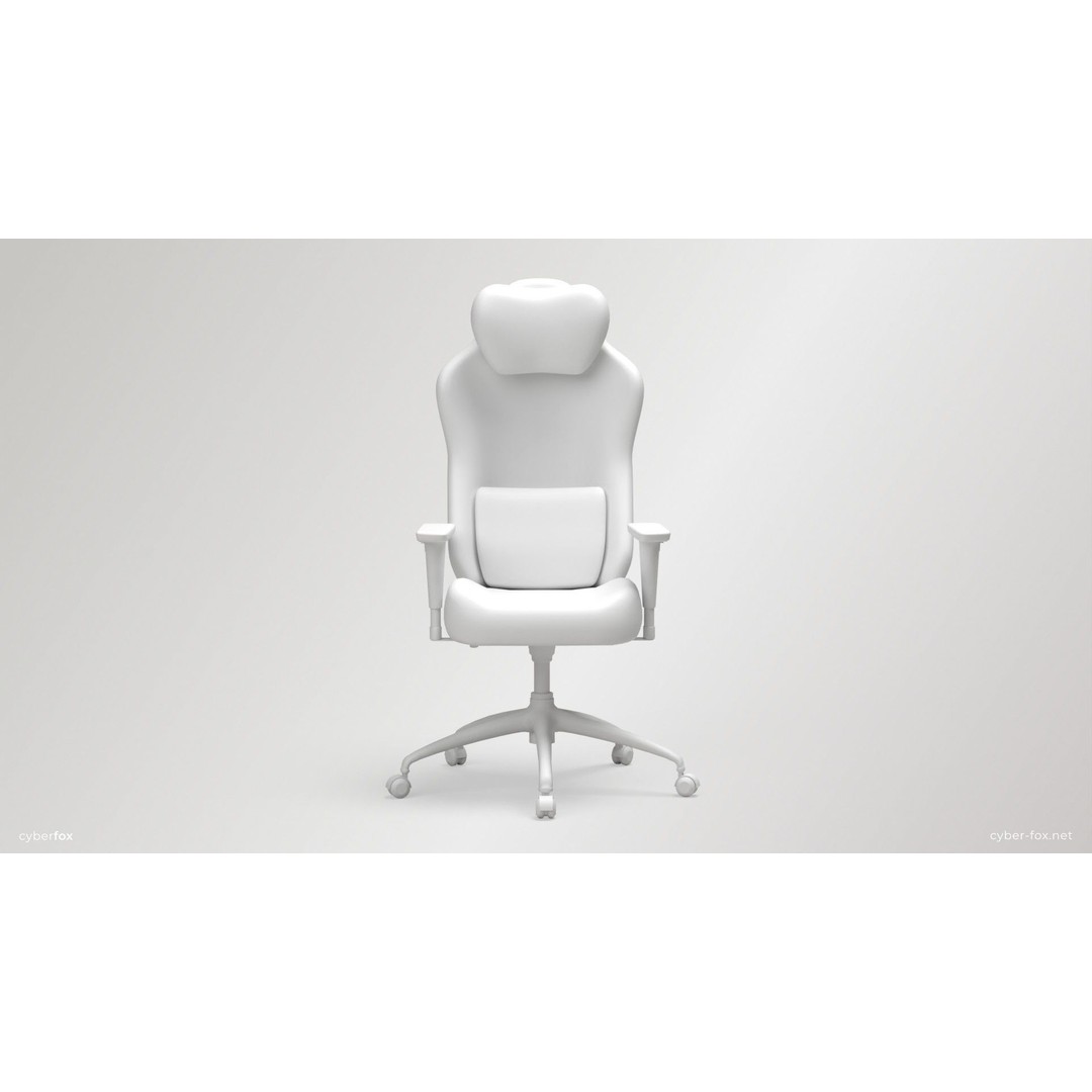 Gaming Chair 3D Model – Low Poly Game Asset, PBR Textures, FBX/OBJ - View 25