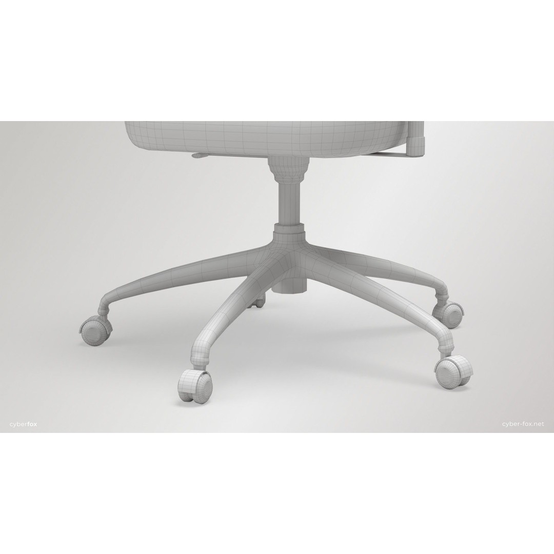Gaming Chair 3D Model – Low Poly Game Asset, PBR Textures, FBX/OBJ - View 28