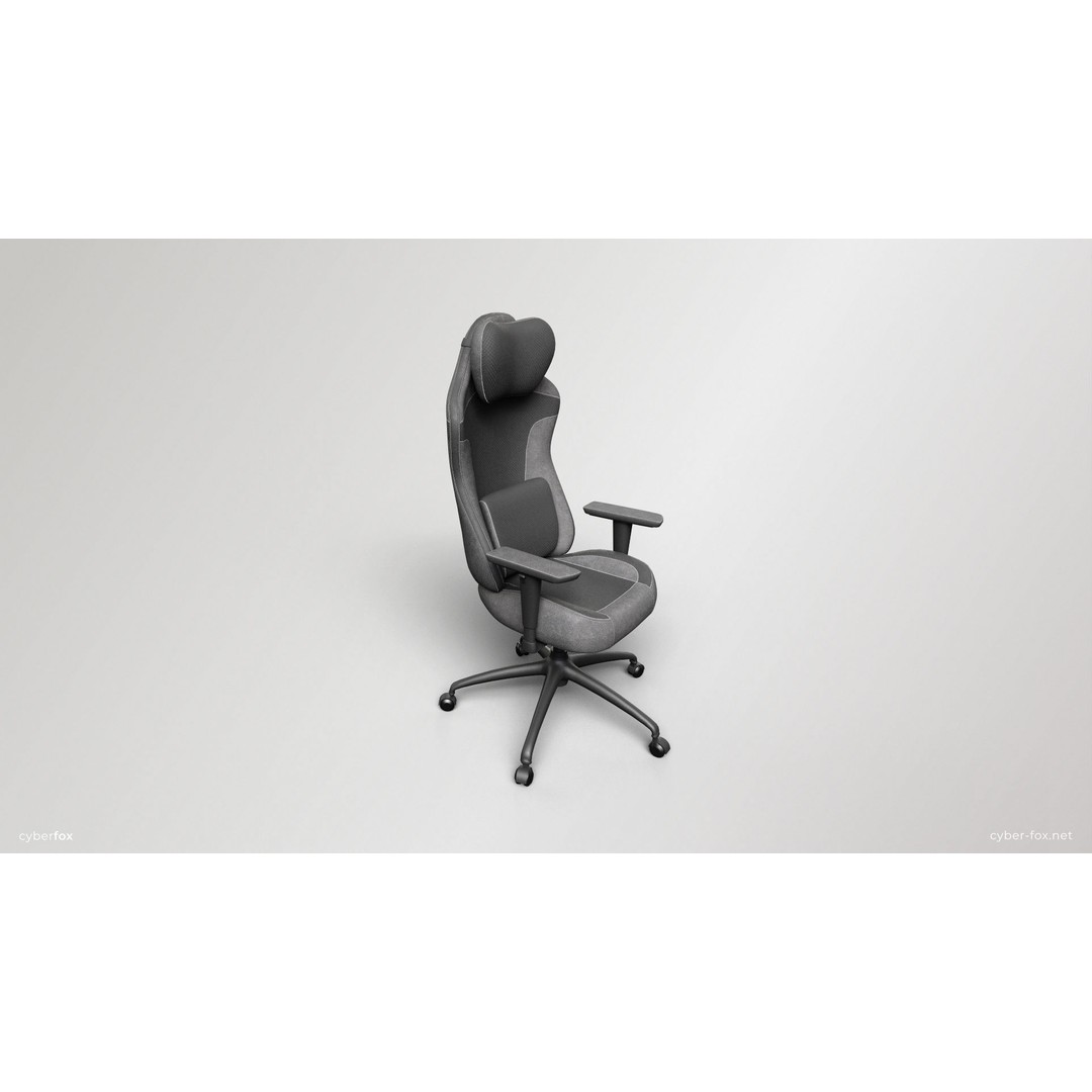 Gaming Chair 3D Model – Low Poly Game Asset, PBR Textures, FBX/OBJ - View 7