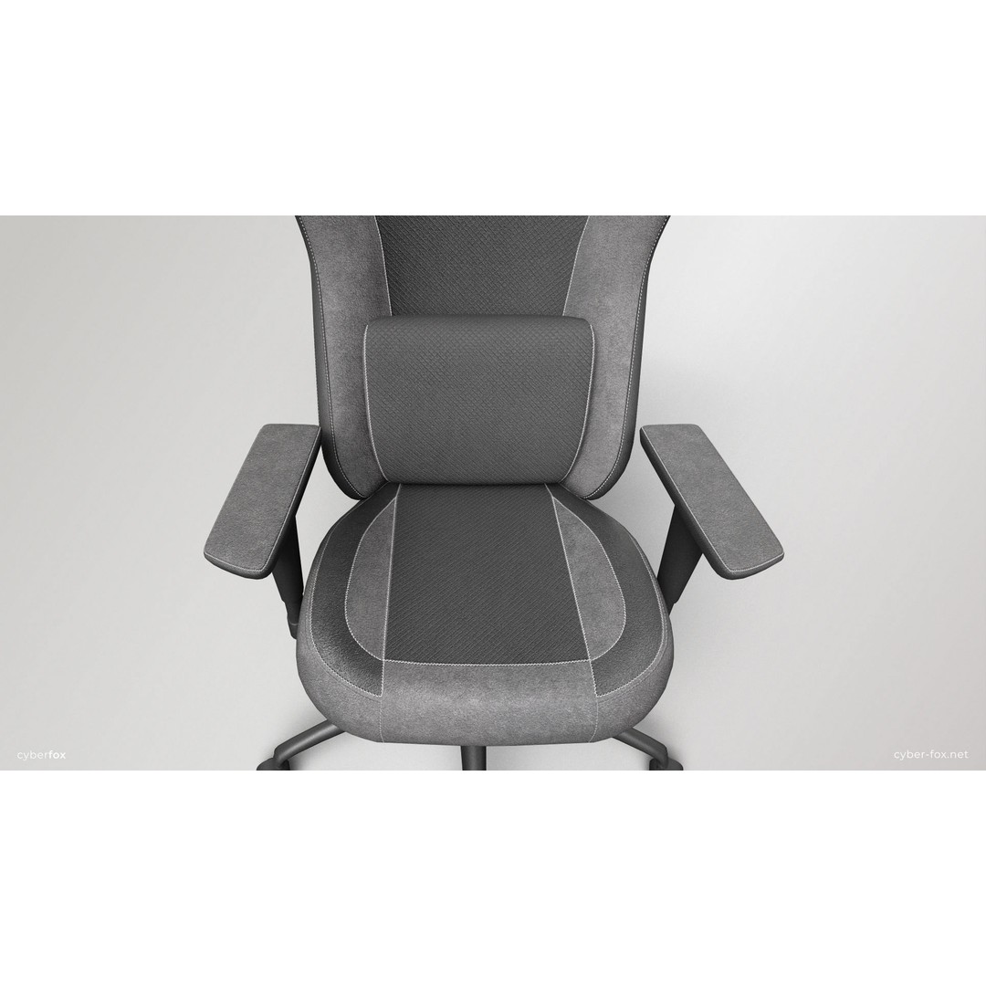 Gaming Chair 3D Model – Low Poly Game Asset, PBR Textures, FBX/OBJ - View 8