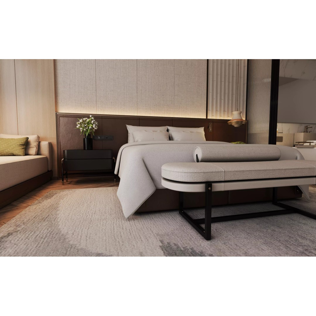 Luxury Hotel Suite 3D Model – Modern Minimalist Design, V-Ray - View 7