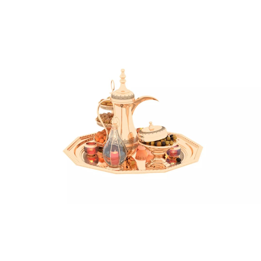 Arabia Coffee 3D Model – Realistic Scene with Textures and Lighting - View 10