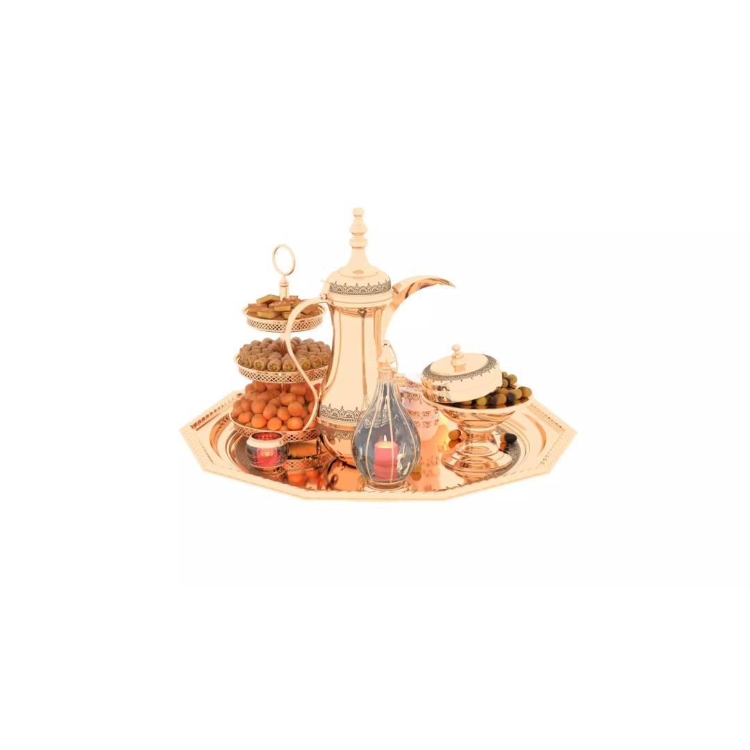 Arabia Coffee 3D Model – Realistic Scene with Textures and Lighting - View 11