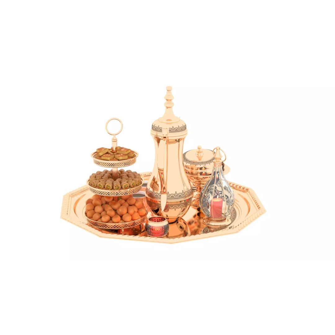Arabia Coffee 3D Model – Realistic Scene with Textures and Lighting - View 14