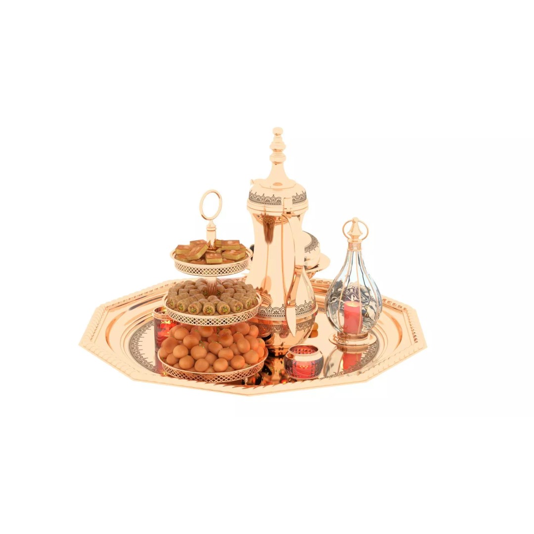 Arabia Coffee 3D Model – Realistic Scene with Textures and Lighting - View 15