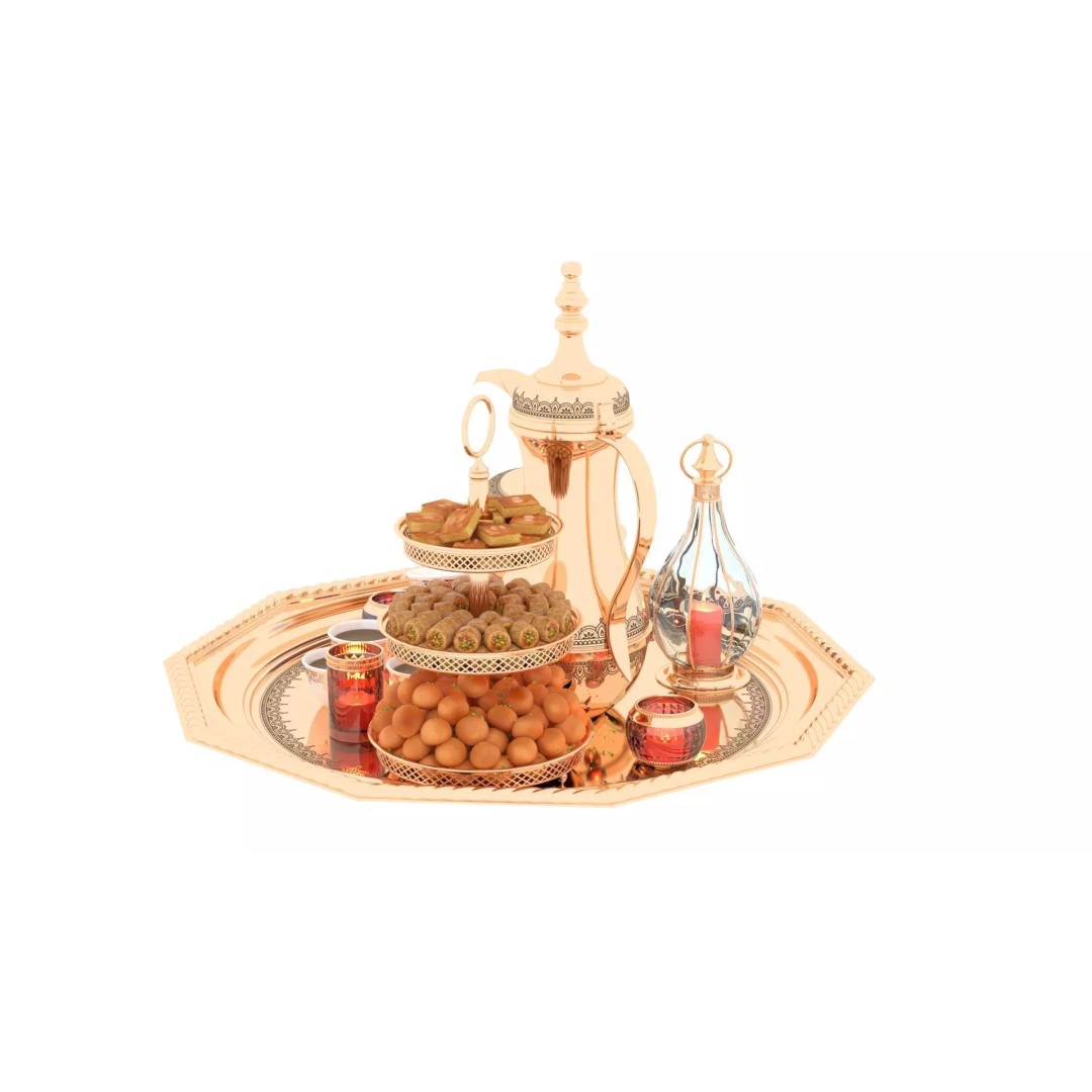 Arabia Coffee 3D Model – Realistic Scene with Textures and Lighting - View 16