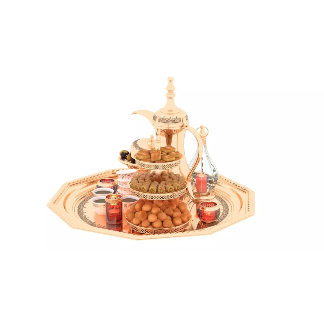 Arabia Coffee 3D Model – Realistic Scene with Textures and Lighting - View 17
