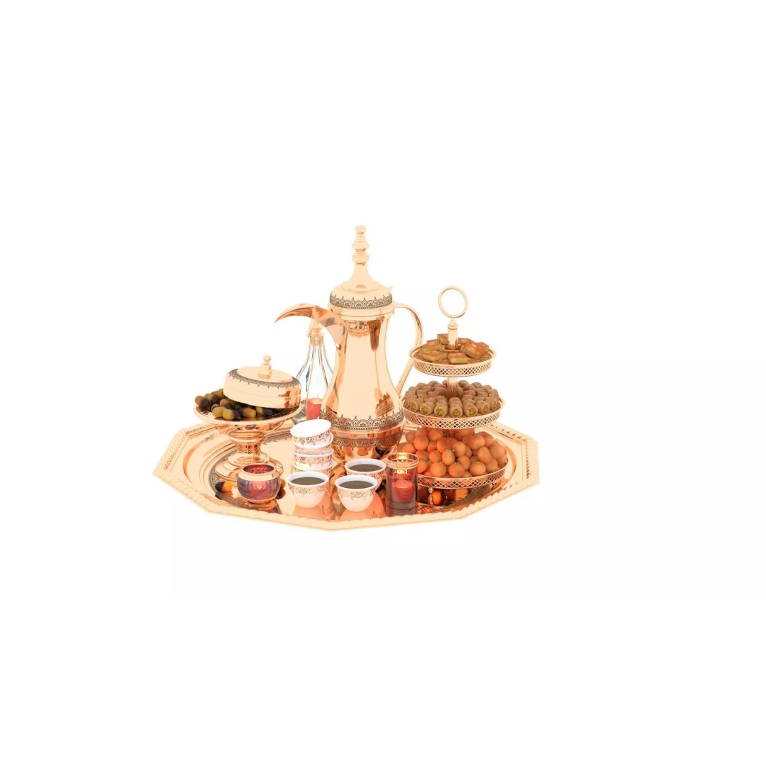 Arabia Coffee 3D Model – Realistic Scene with Textures and Lighting - View 4