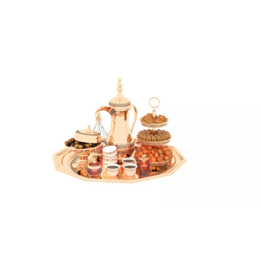 Arabia Coffee 3D Model – Realistic Scene with Textures and Lighting - View 5
