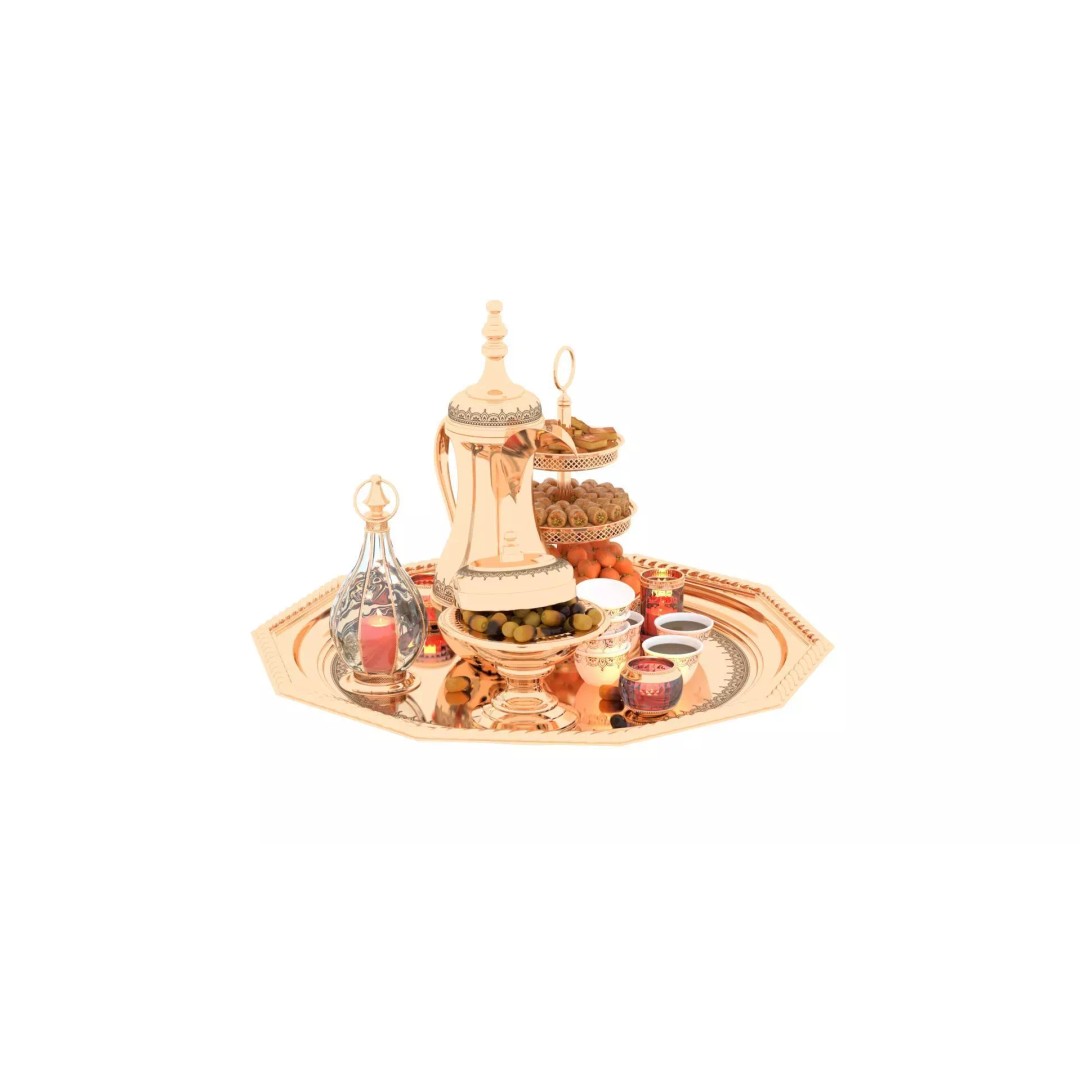 Arabia Coffee 3D Model – Realistic Scene with Textures and Lighting - View 8